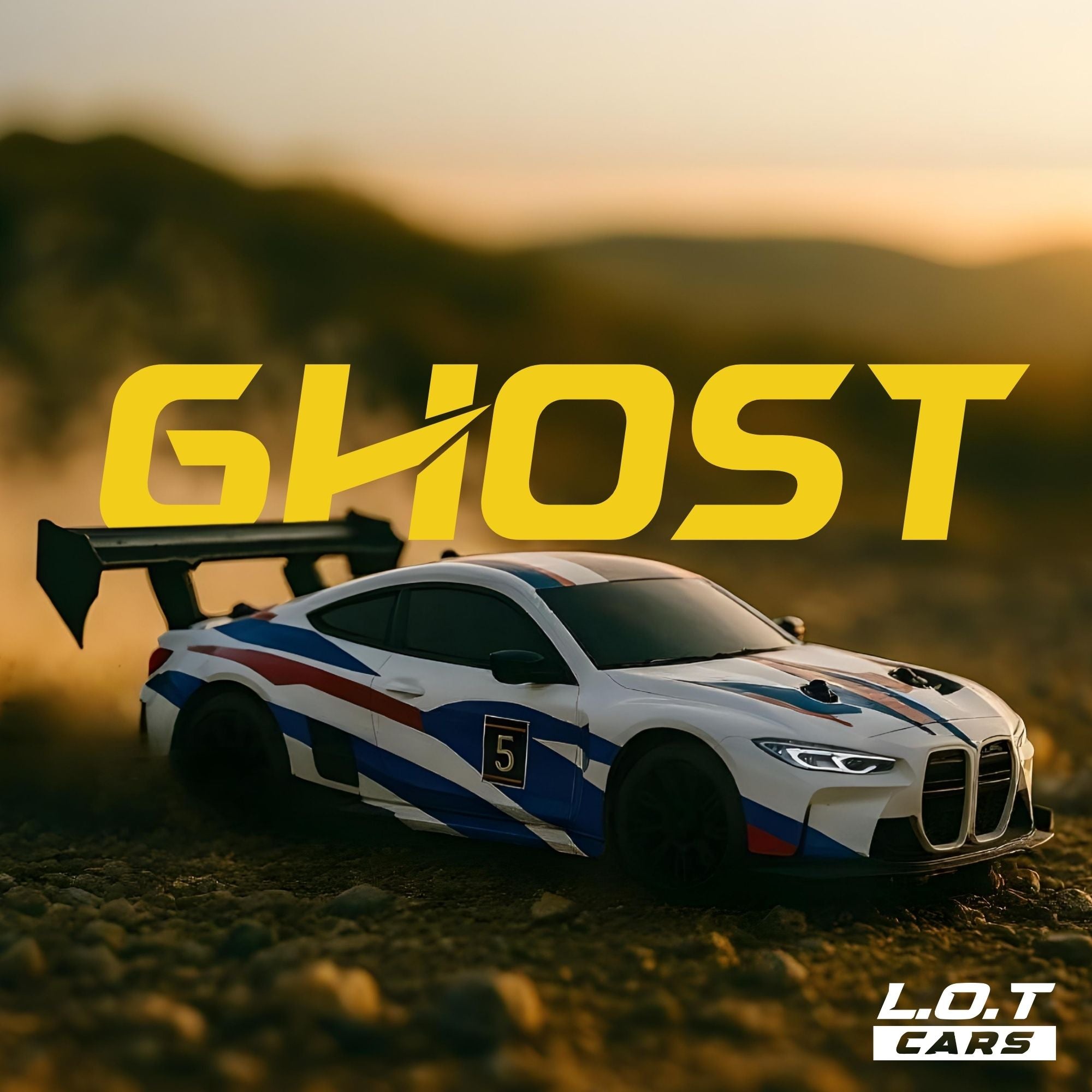 L.O.T Cars “Ghost” - RC Drift Car (Semi-Hobby Grade) - 4x4 Remote Control Drift Car with Lights