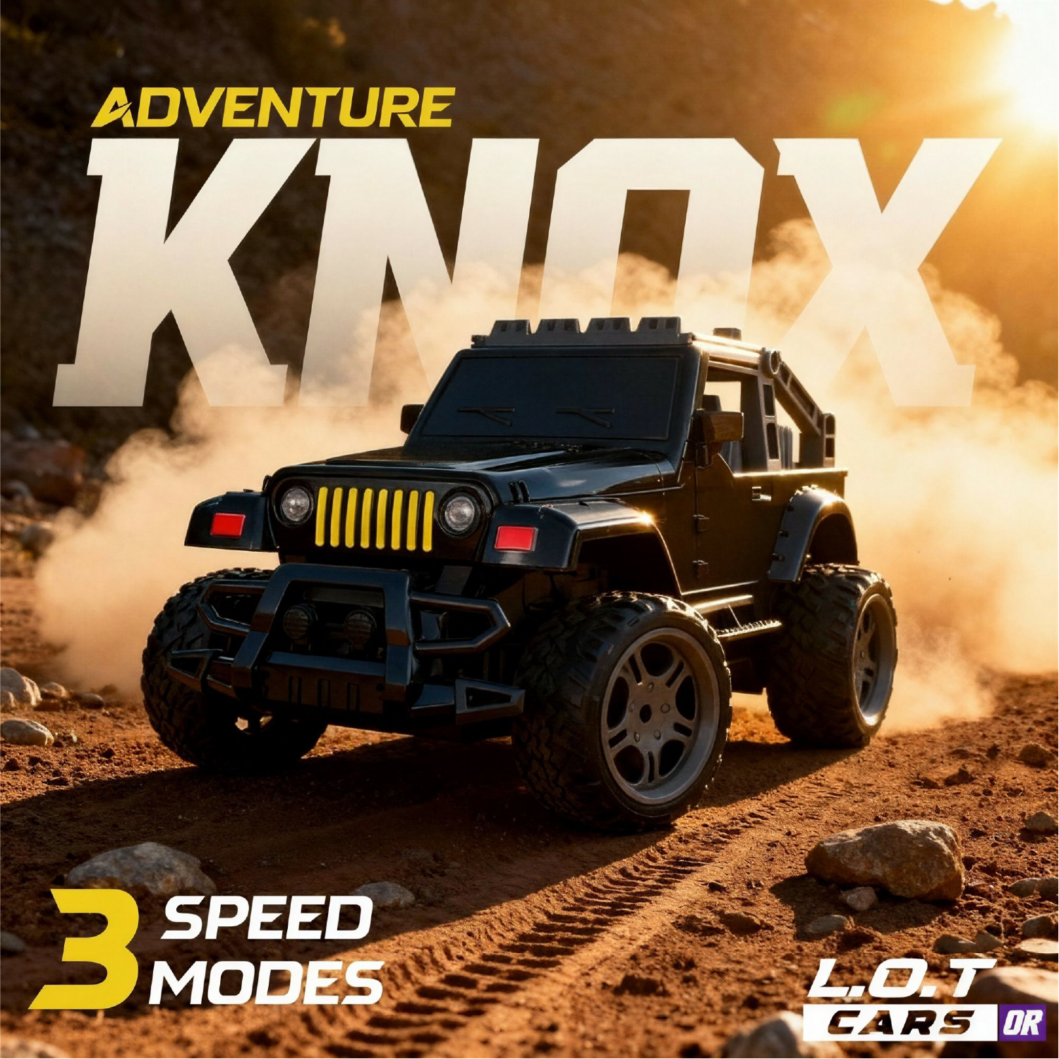 L.O.T Cars Knox - Semi-Hobby Grade Off Road Remote Control Jeep and RC Truck