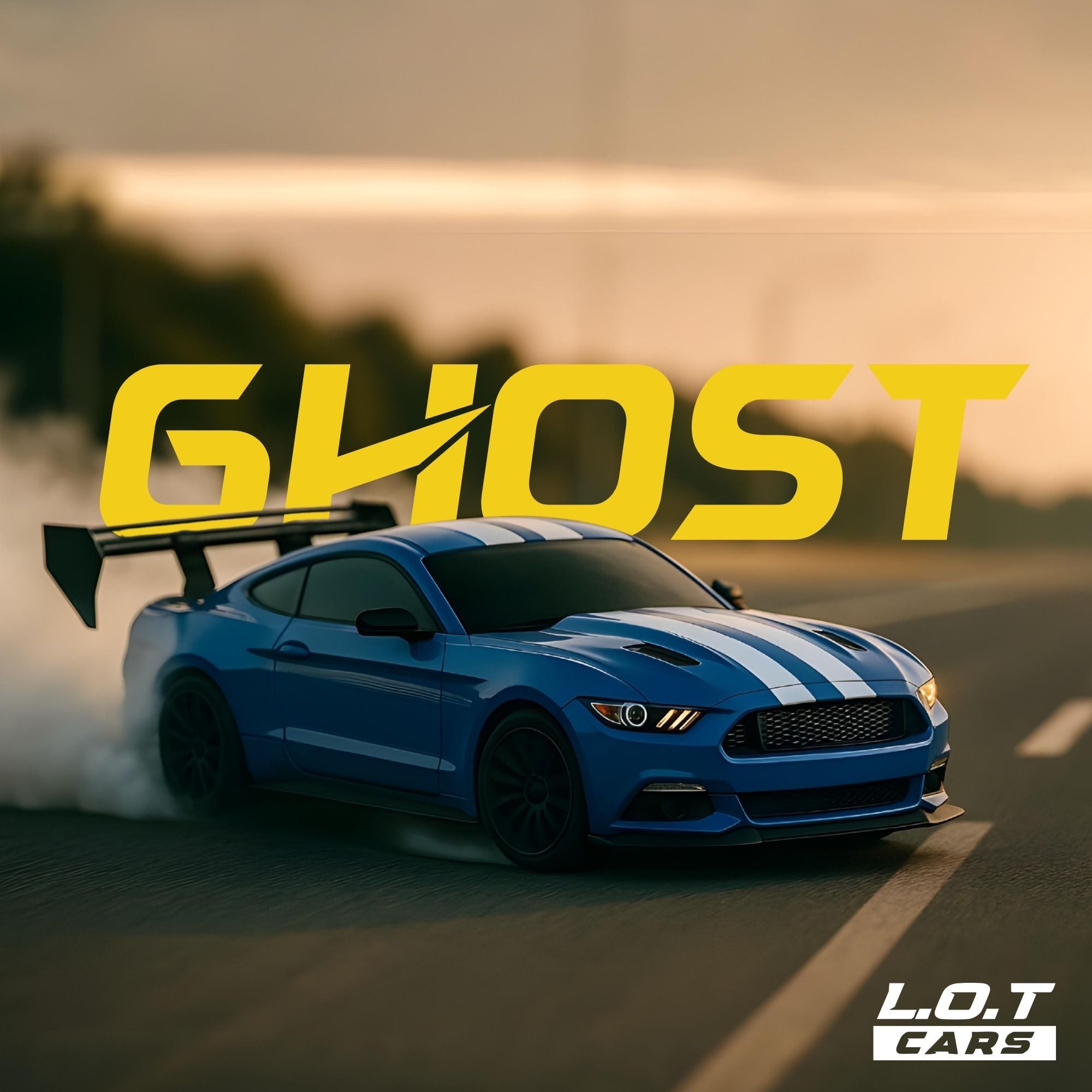 L.O.T Cars “Ghost” - RC Drift Car (Semi-Hobby Grade) - 4x4 Remote Control Drift Car with Lights