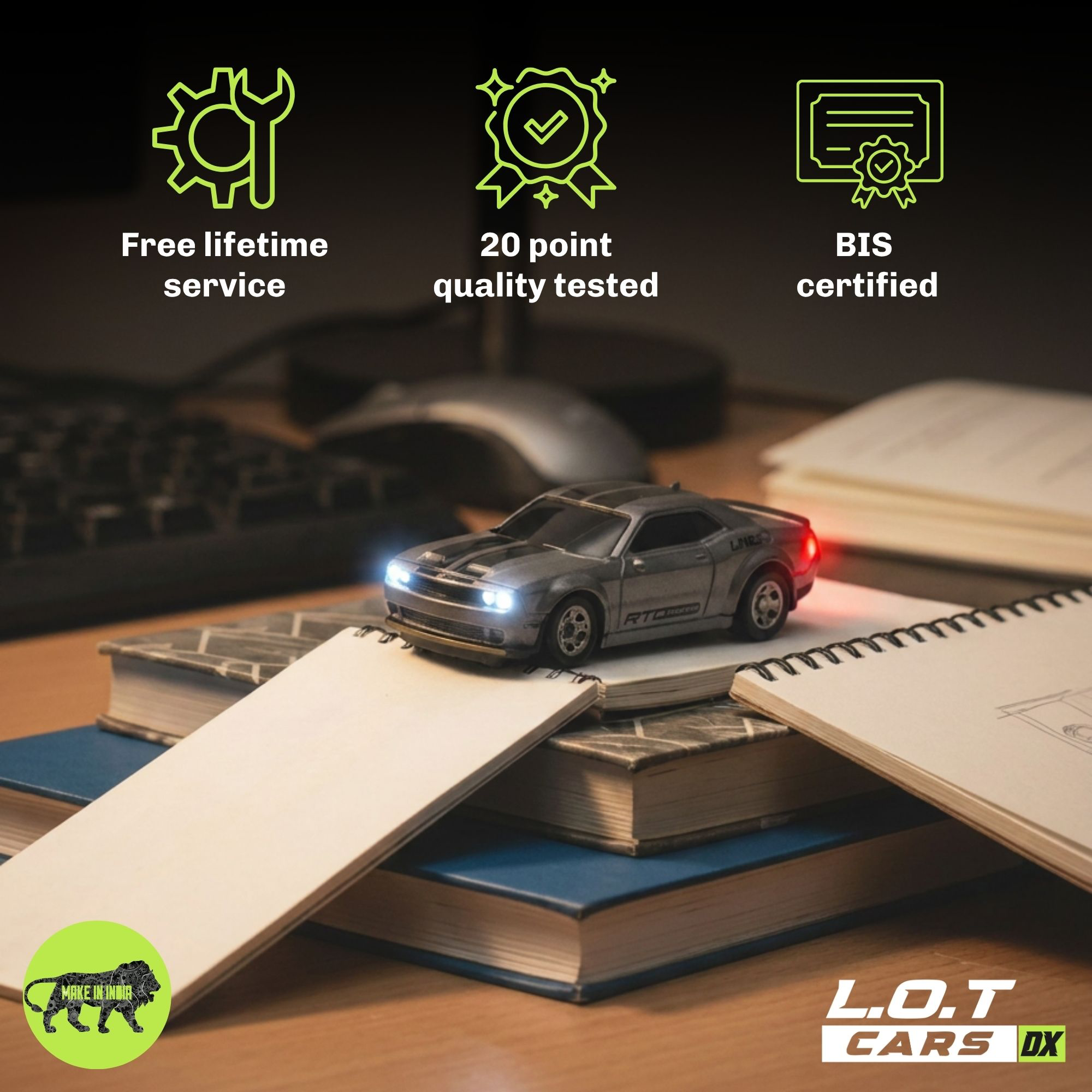 L.O.T Cars Nitro - 1:64 Scale Mini RC Car