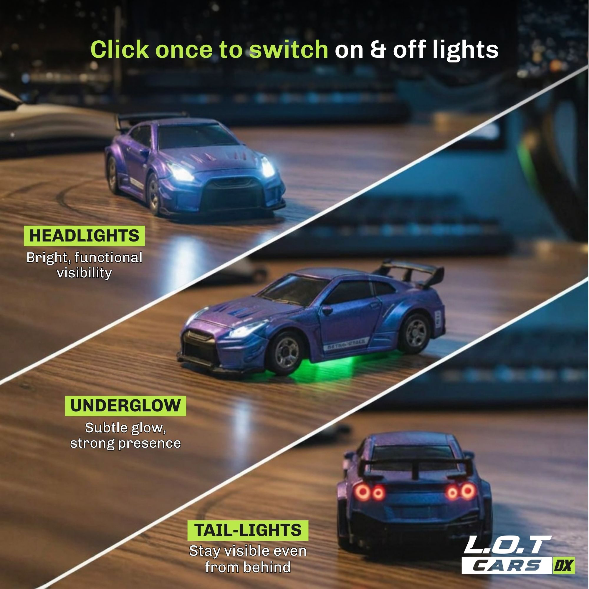 L.O.T Cars Nitro - 1:64 Scale Mini RC Car