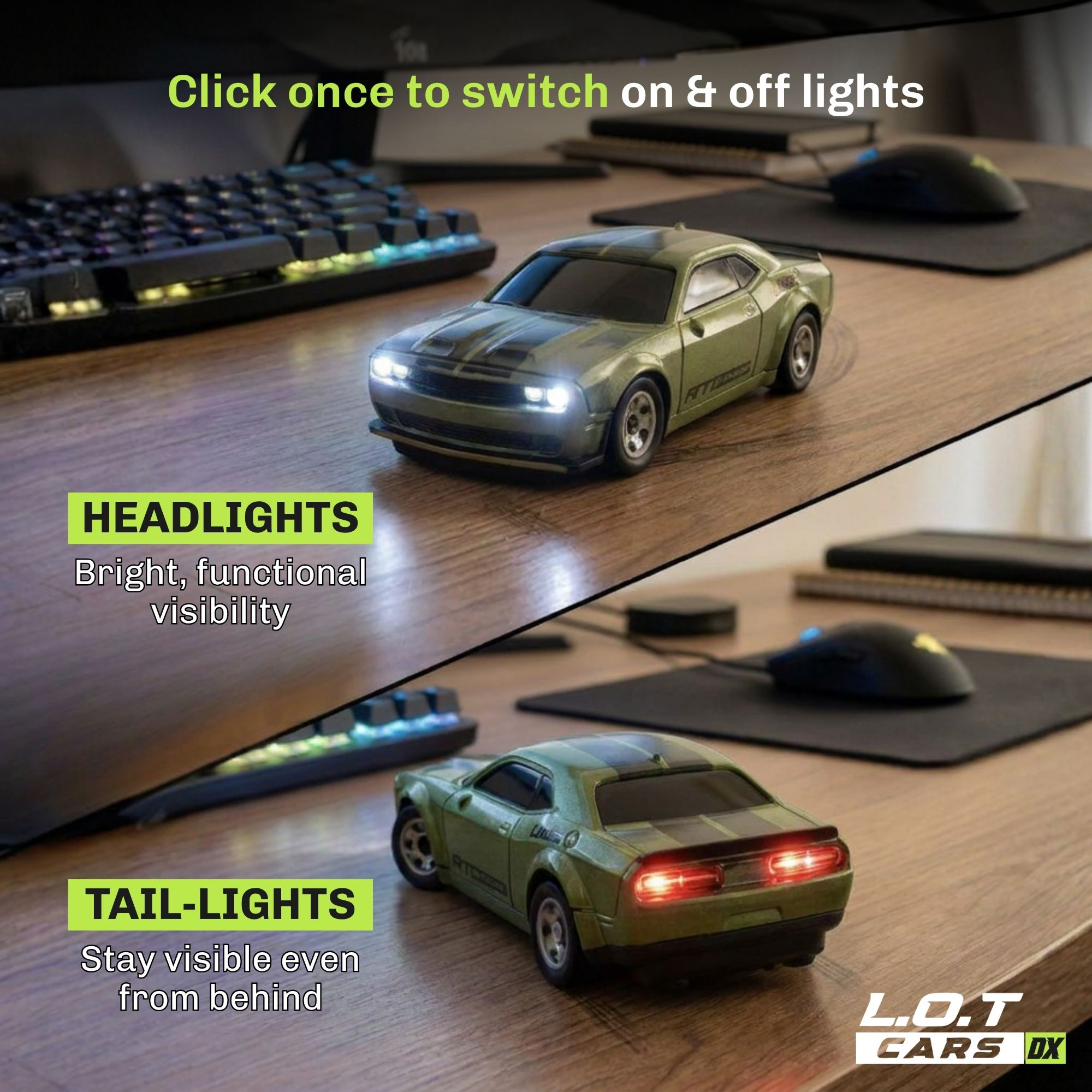 L.O.T Cars Nitro - 1:64 Scale Mini RC Car