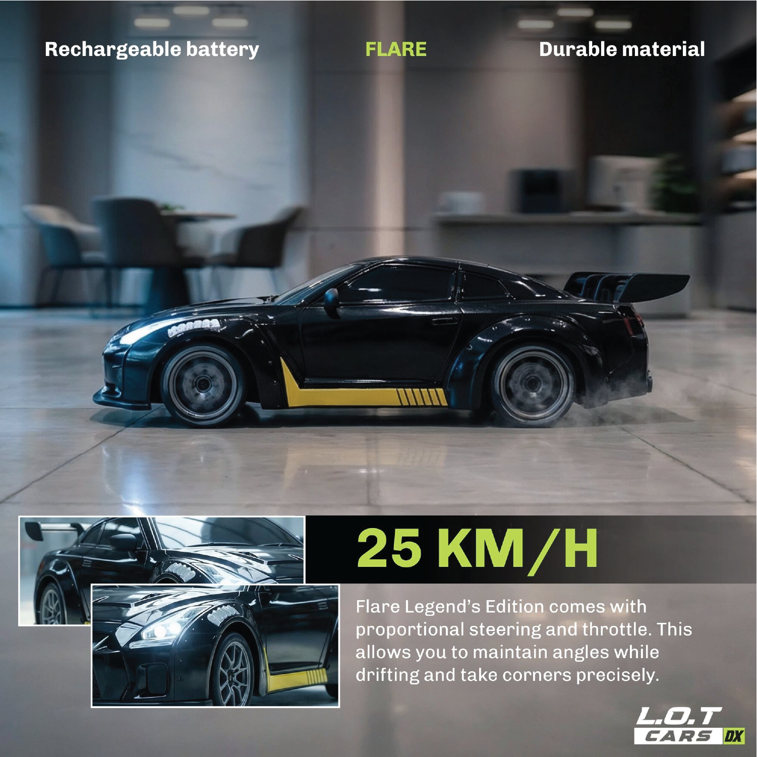 Flare - Legend's Edition - RC Drift Car with Gyroscope