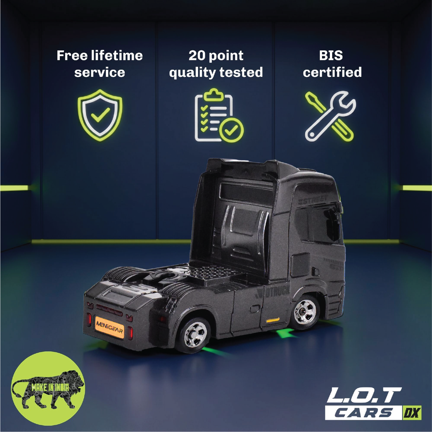 L.O.T Cars Mac - 1:64 Scale Mini RC Car