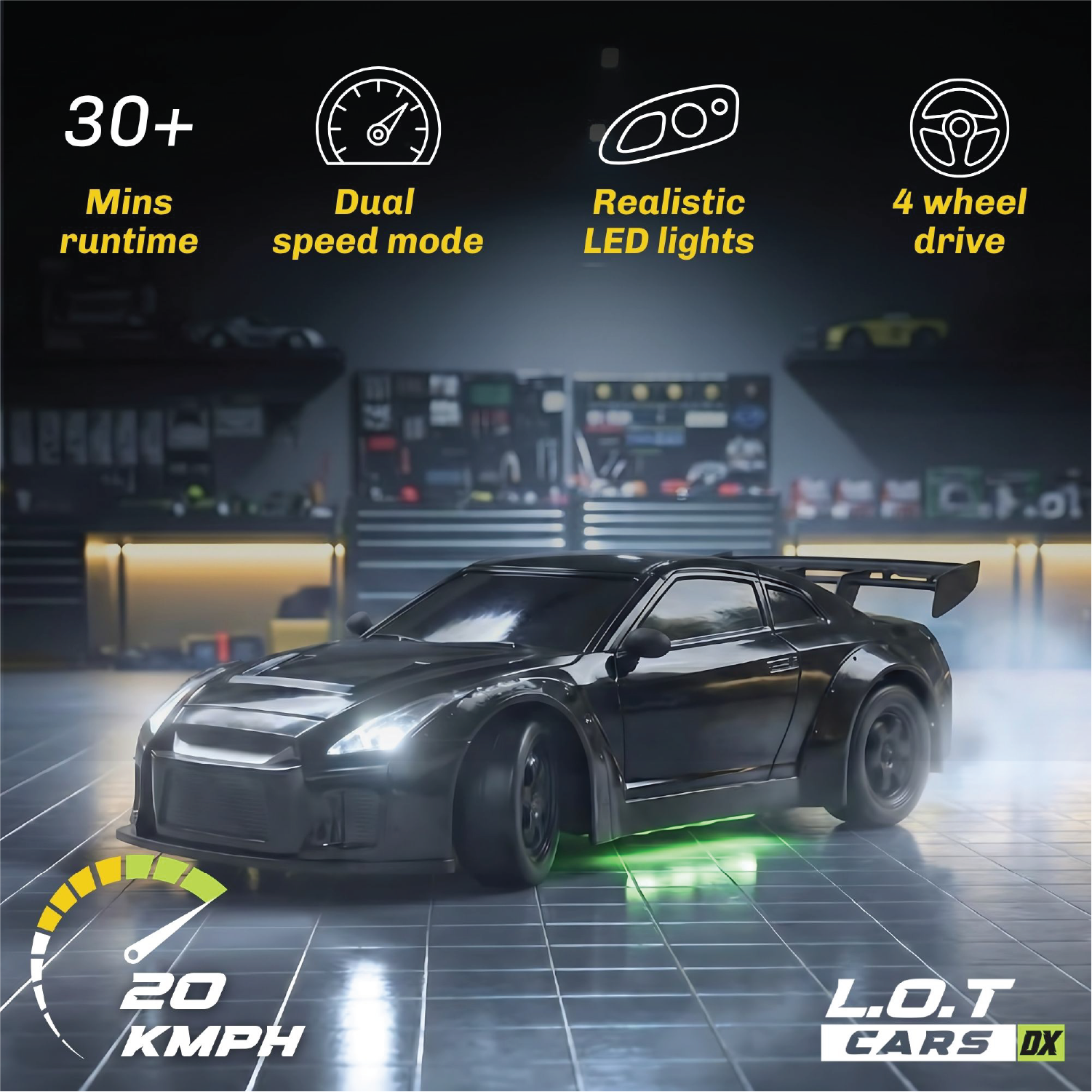 L.O.T Cars Flare 2.0 - RC Drift Car