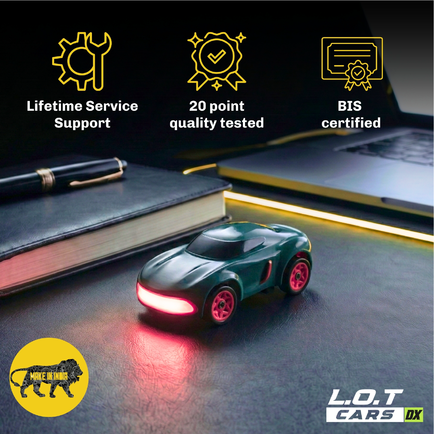 L.O.T Cars Dash - 1:64 Scale Mini RC Car