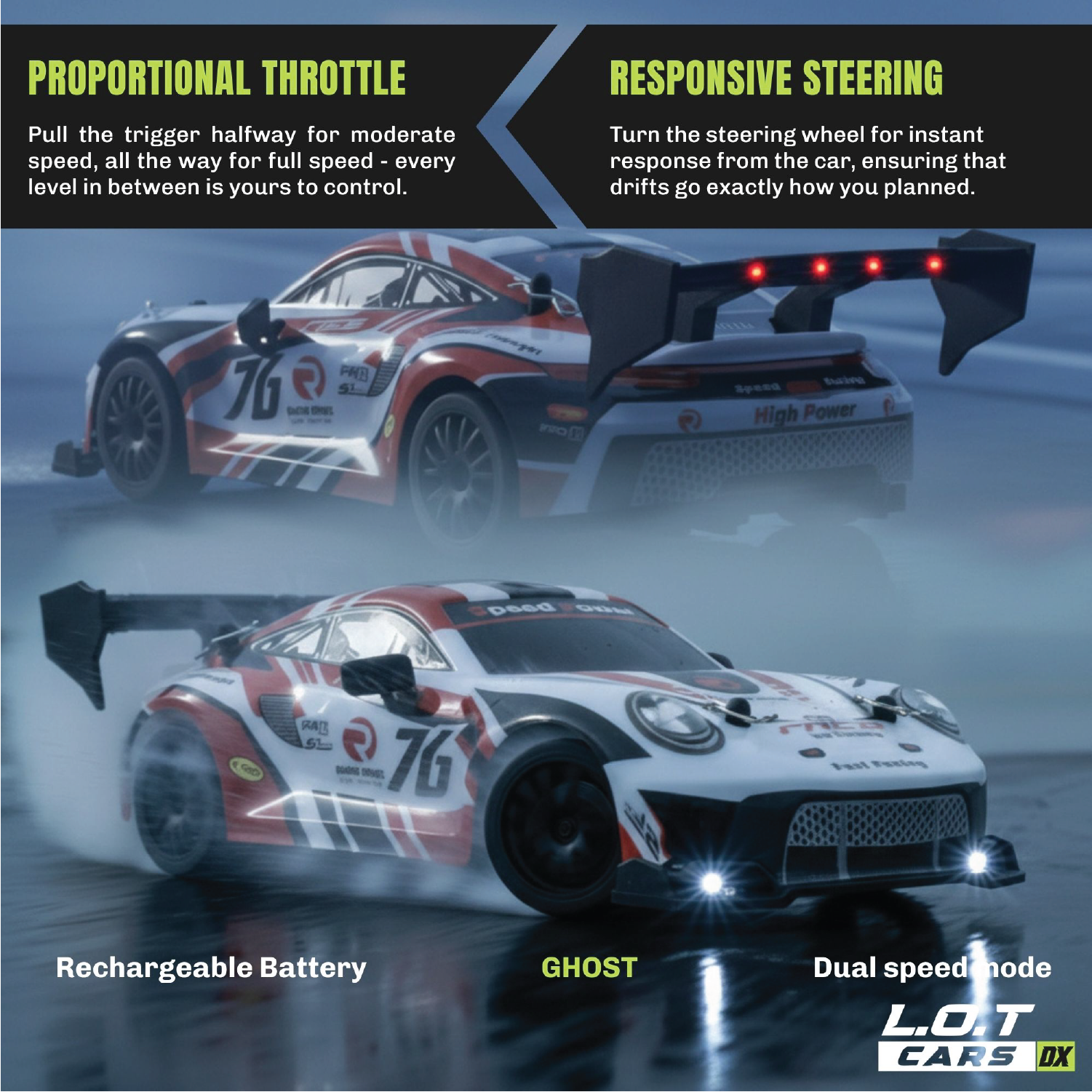 L.O.T Cars Ghost - RC Drift Car