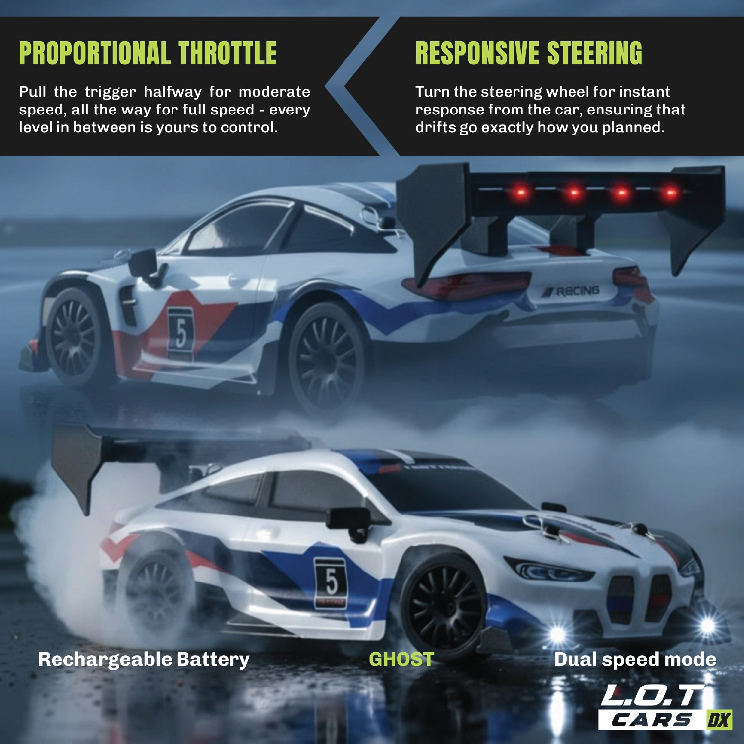 L.O.T Cars Ghost - RC Drift Car
