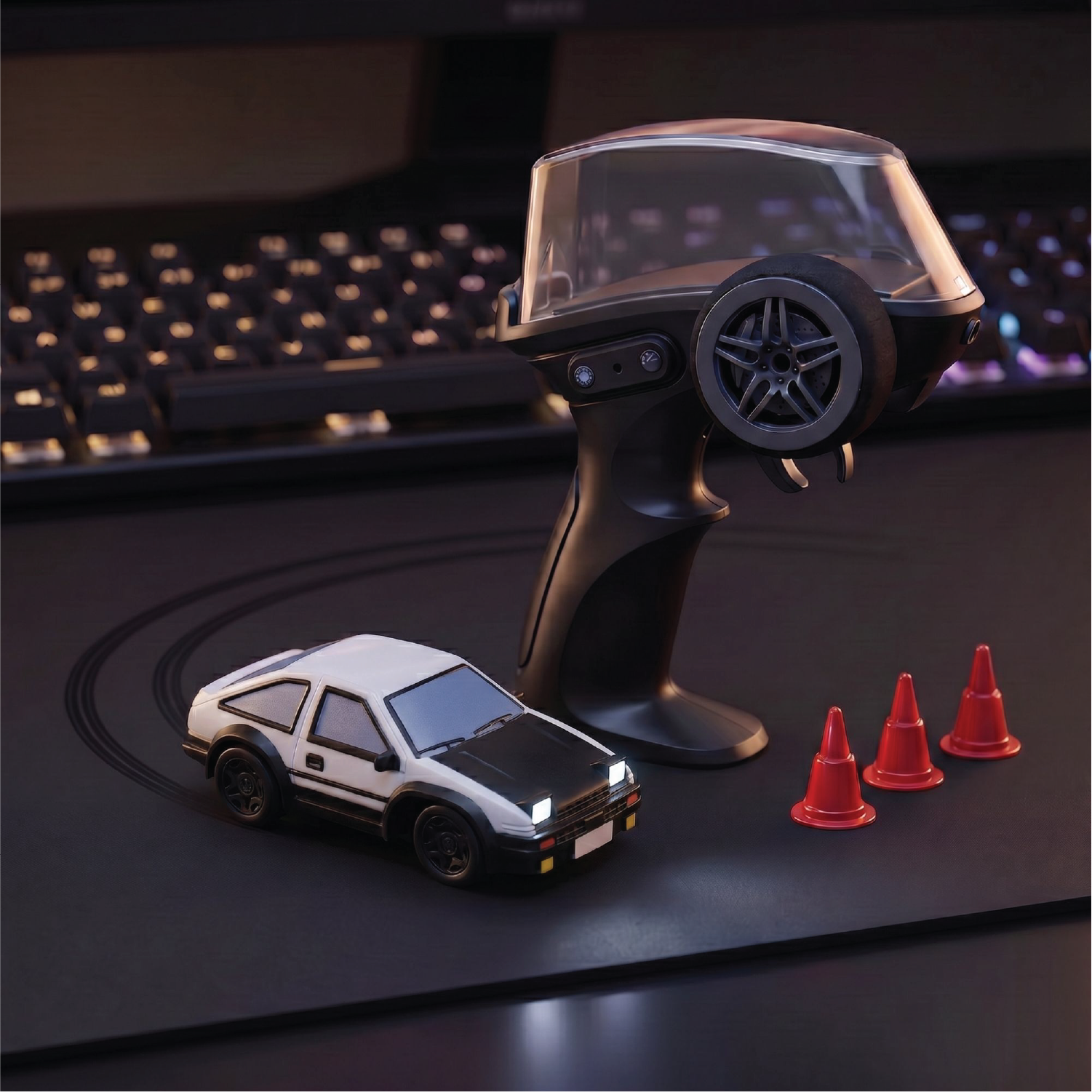 L.O.T Cars Dash - 1:64 Scale Mini RC Car