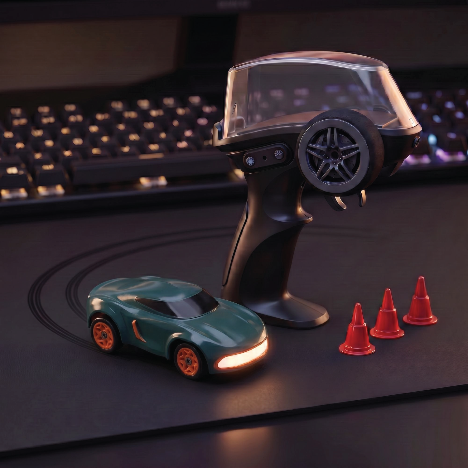 L.O.T Cars Dash - 1:64 Scale Mini RC Car