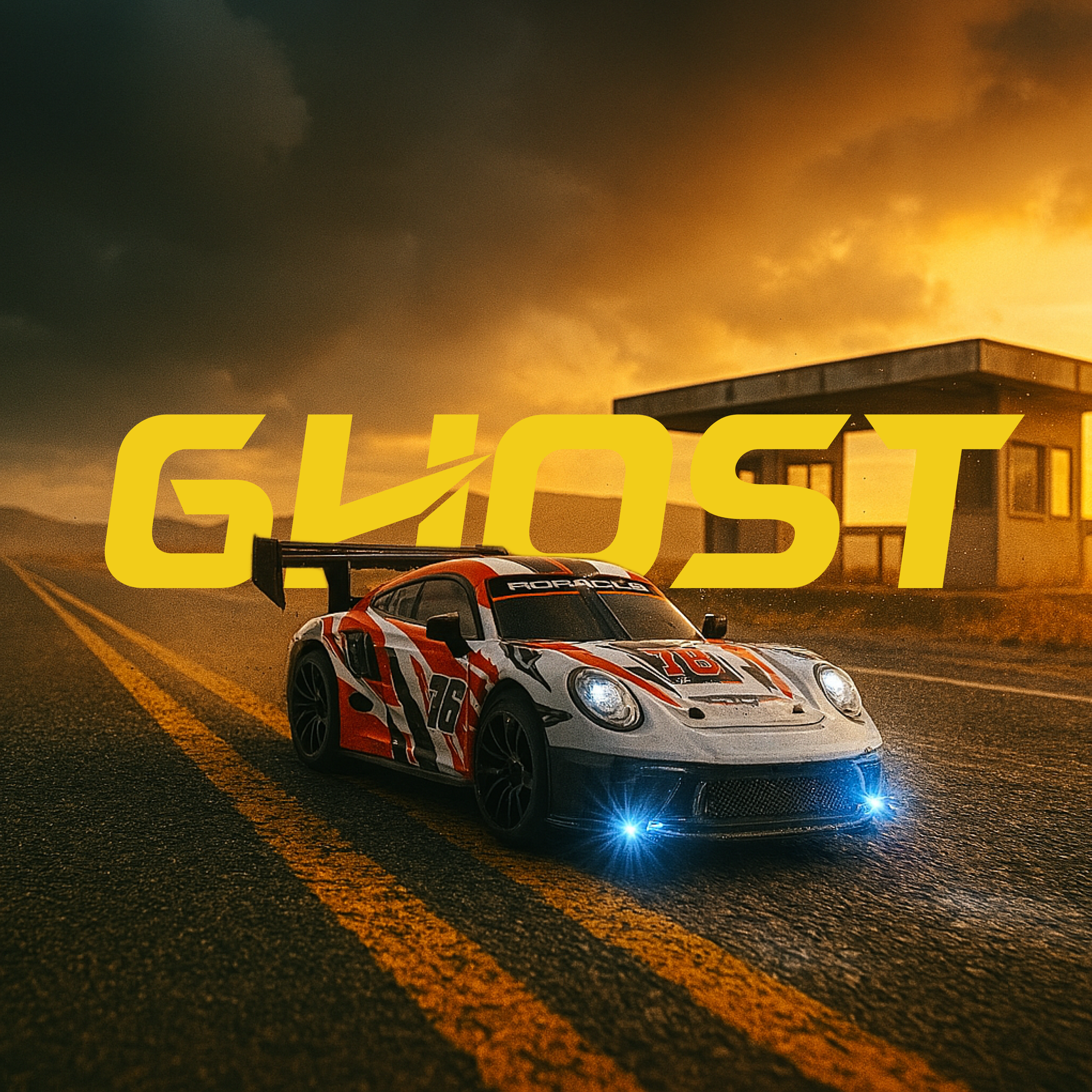 L.O.T Cars “Ghost” - RC Drift Car (Semi-Hobby Grade) - 4x4 Remote Control Drift Car with Lights