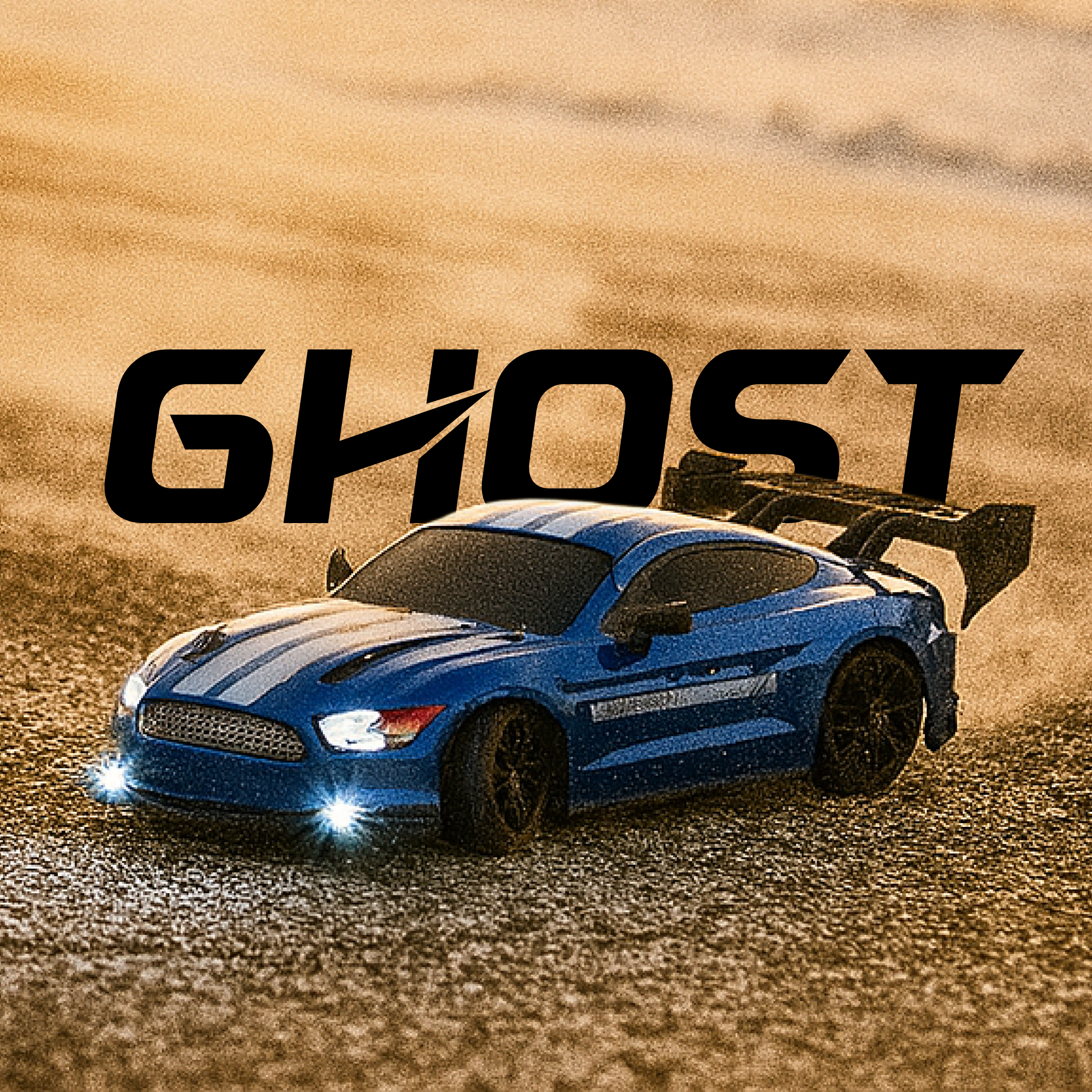 L.O.T Cars “Ghost” - RC Drift Car (Semi-Hobby Grade) - 4x4 Remote Control Drift Car with Lights
