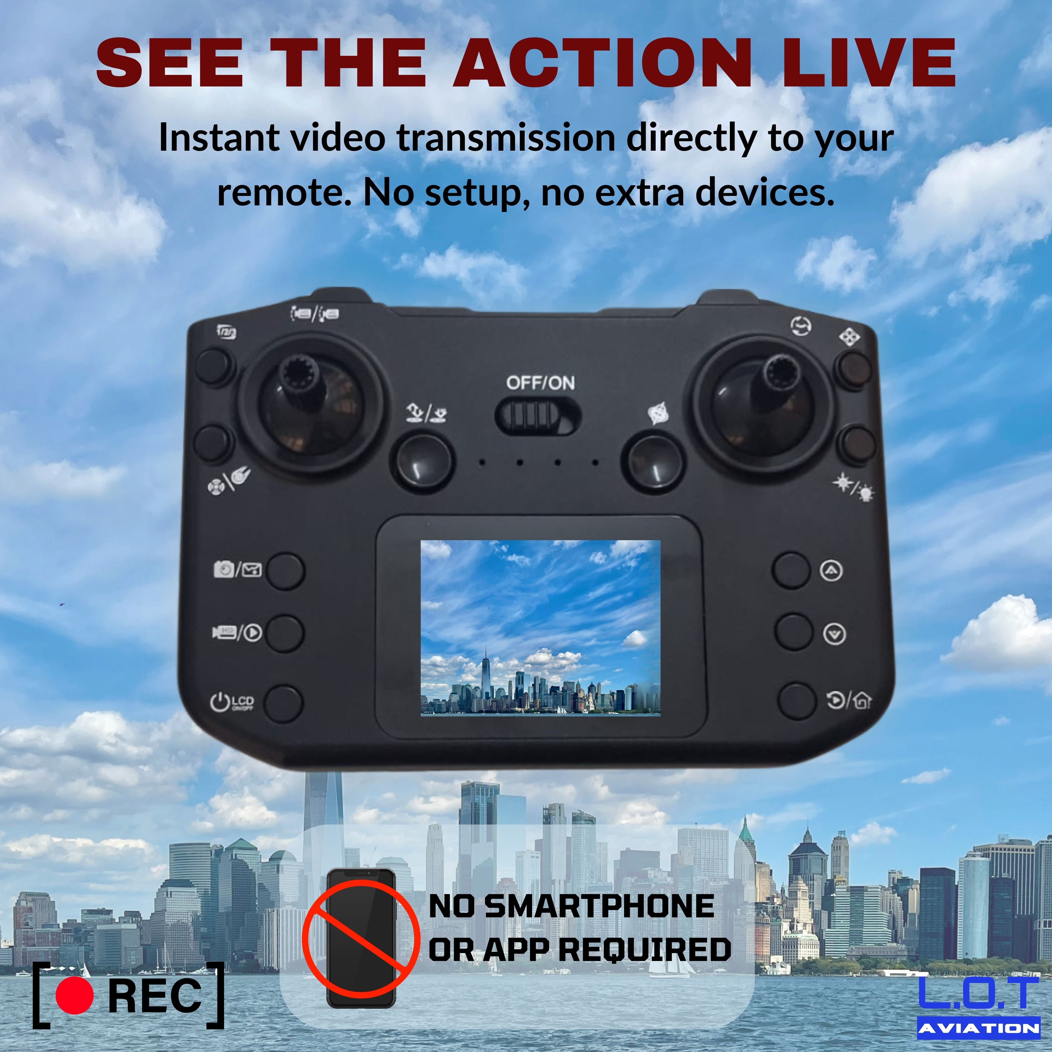 L.O.T Aviation IRIS - BLDC Remote Control Toy Drone