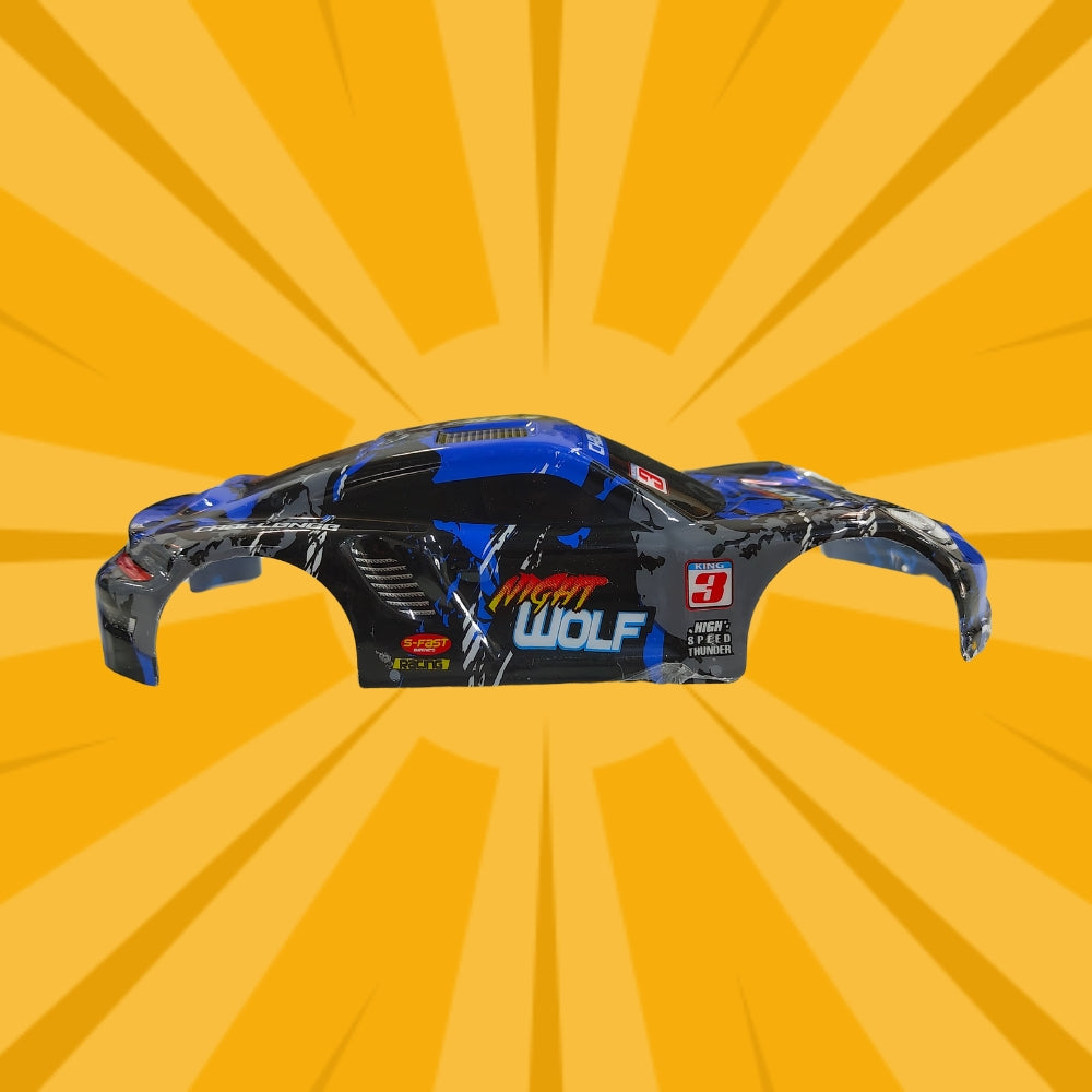 L.O.T Cars Accessories | Night Wolf PVC Shell - Blue