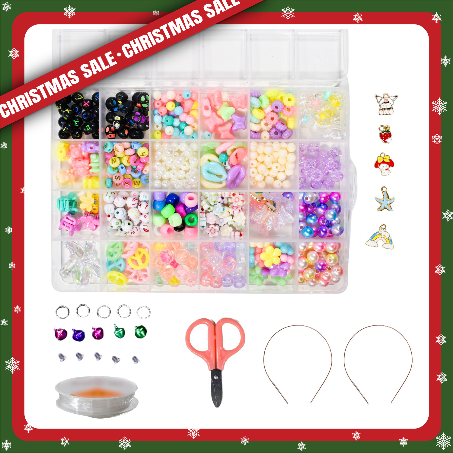 L.O.T DIY Bracey - DIY Jewellery Making Kit with 500+ Beads and Pieces
