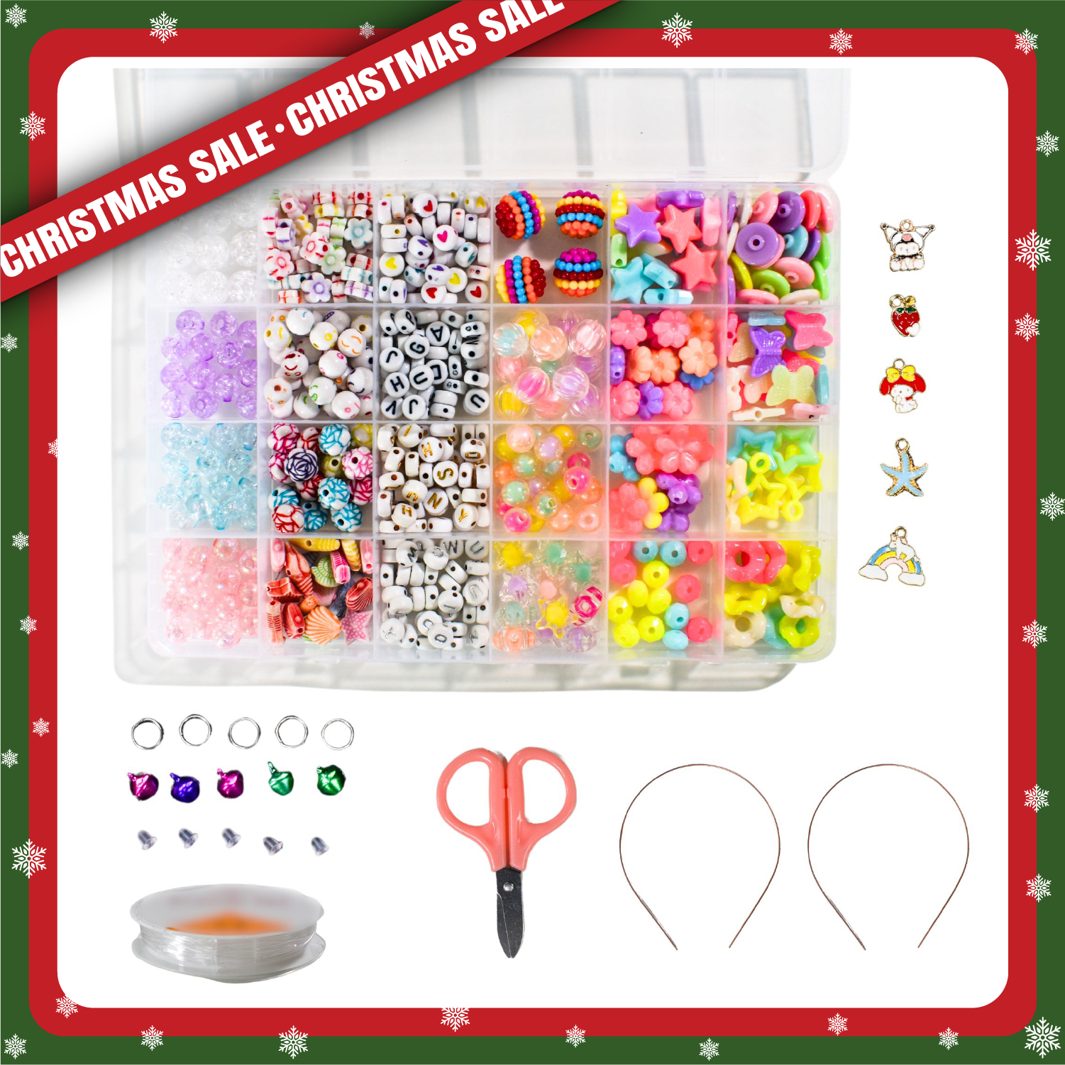 L.O.T DIY Bracey - DIY Jewellery Making Kit with 500+ Beads and Pieces