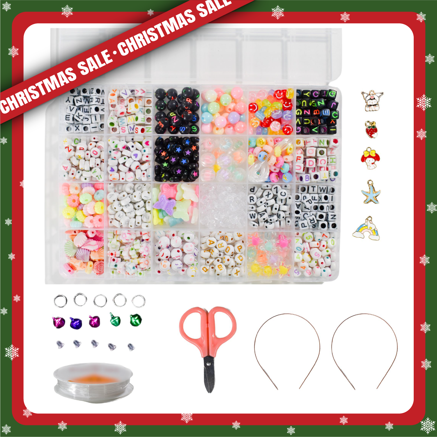 L.O.T DIY Bracey - DIY Jewellery Making Kit with 500+ Beads and Pieces