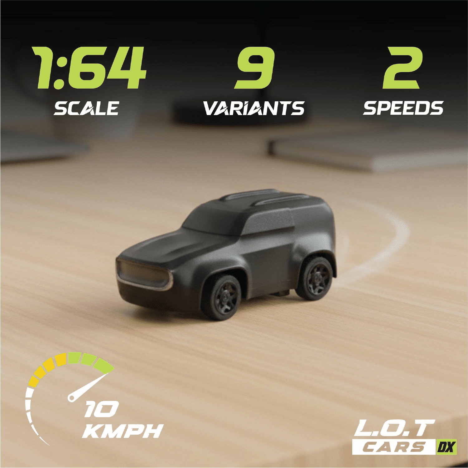 L.O.T Cars Dash - 1:64 Scale Mini RC Car