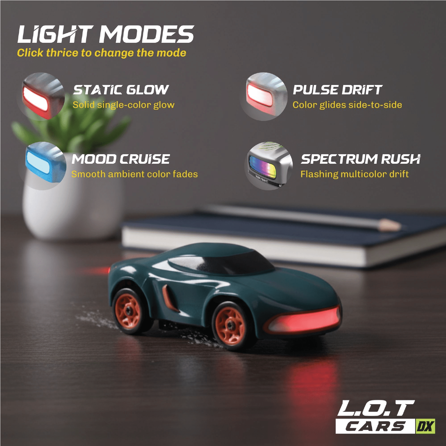 L.O.T Cars Dash - 1:64 Scale Mini RC Car