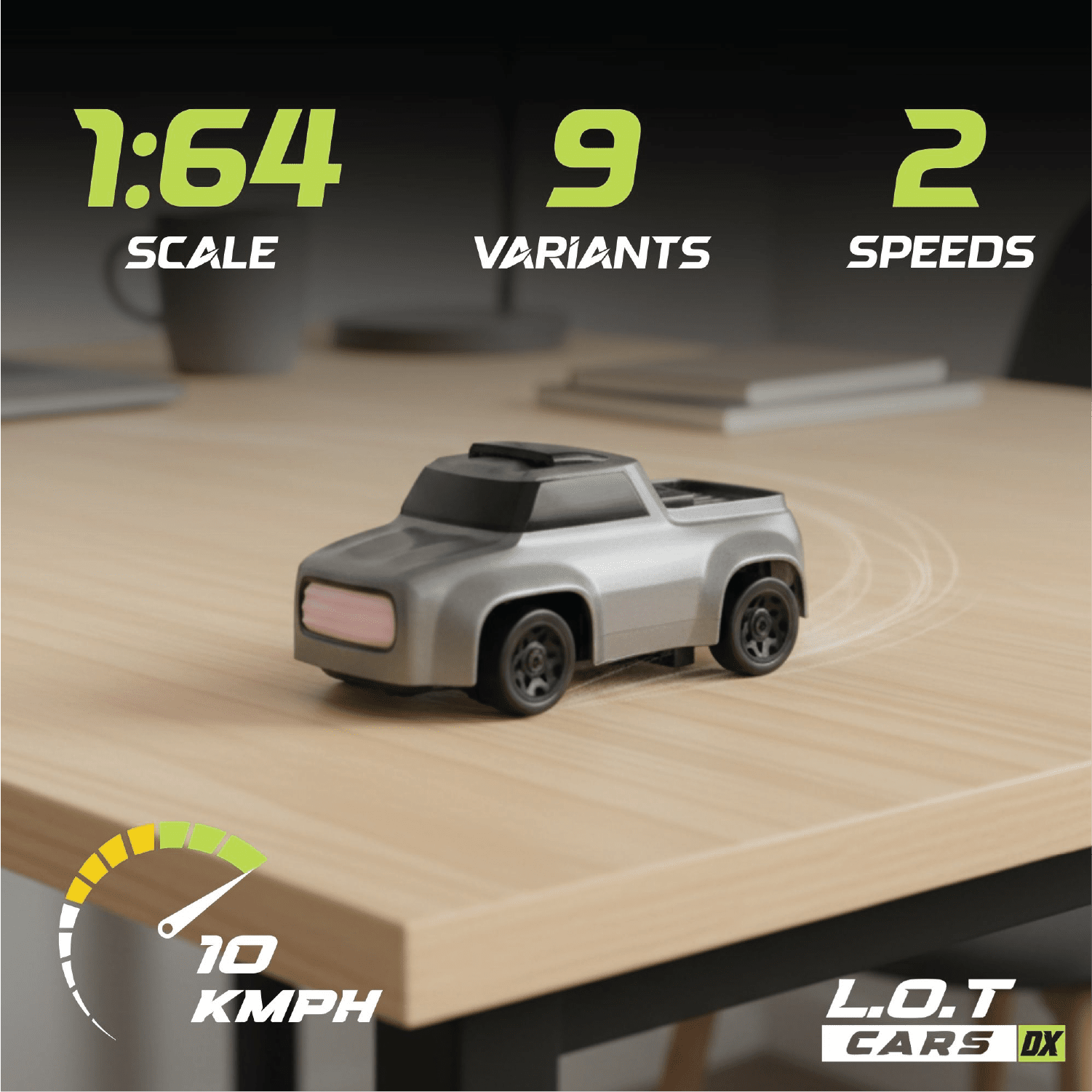 L.O.T Cars Dash - 1:64 Scale Mini RC Car