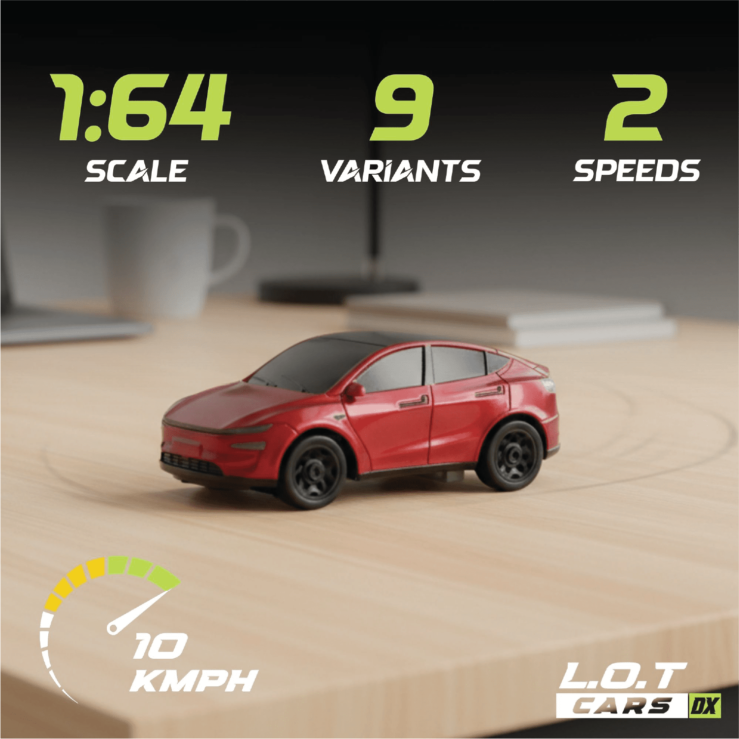 L.O.T Cars Dash - 1:64 Scale Mini RC Car