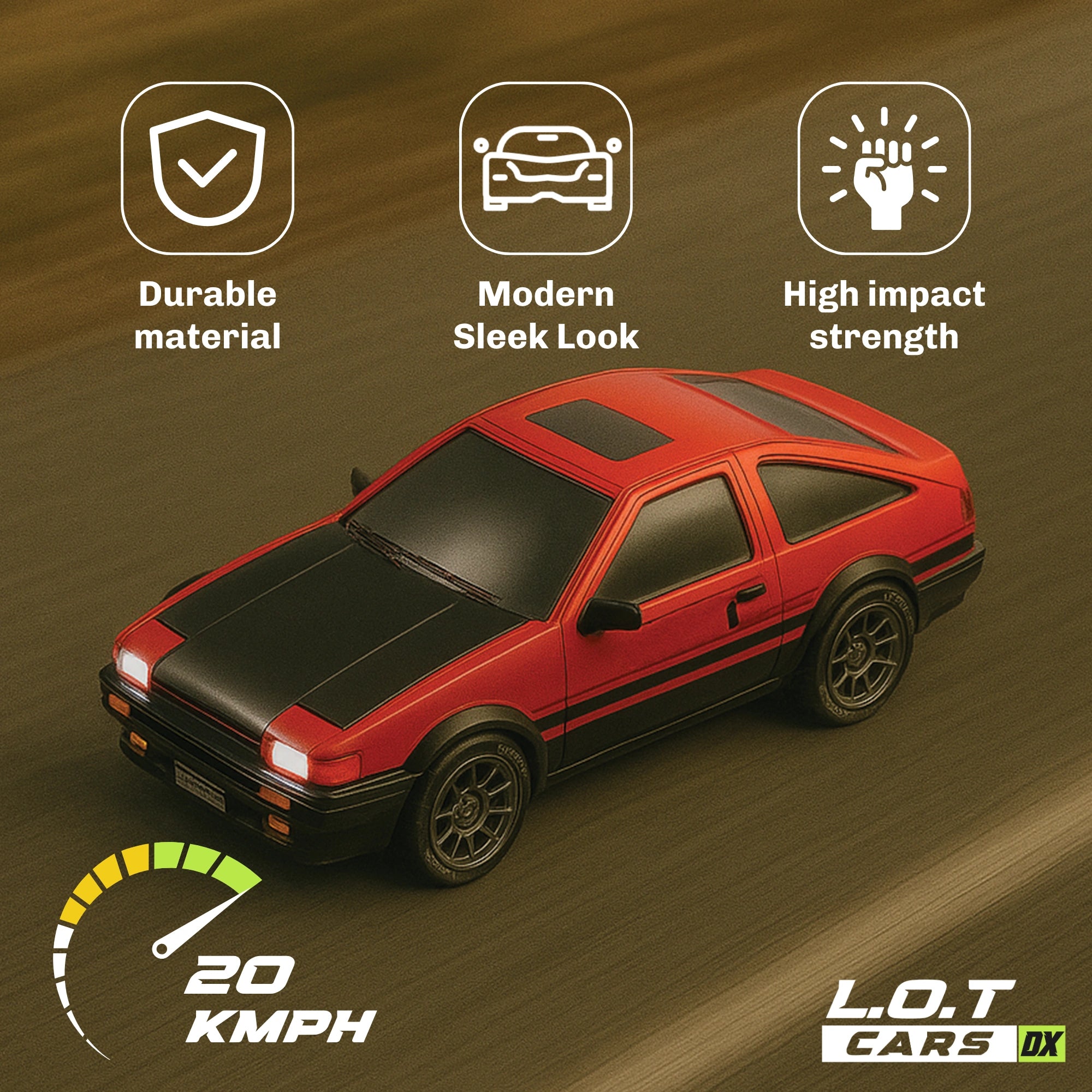 L.O.T Cars Flare 1.0 - Semi-Hobby Grade RC Drift Car