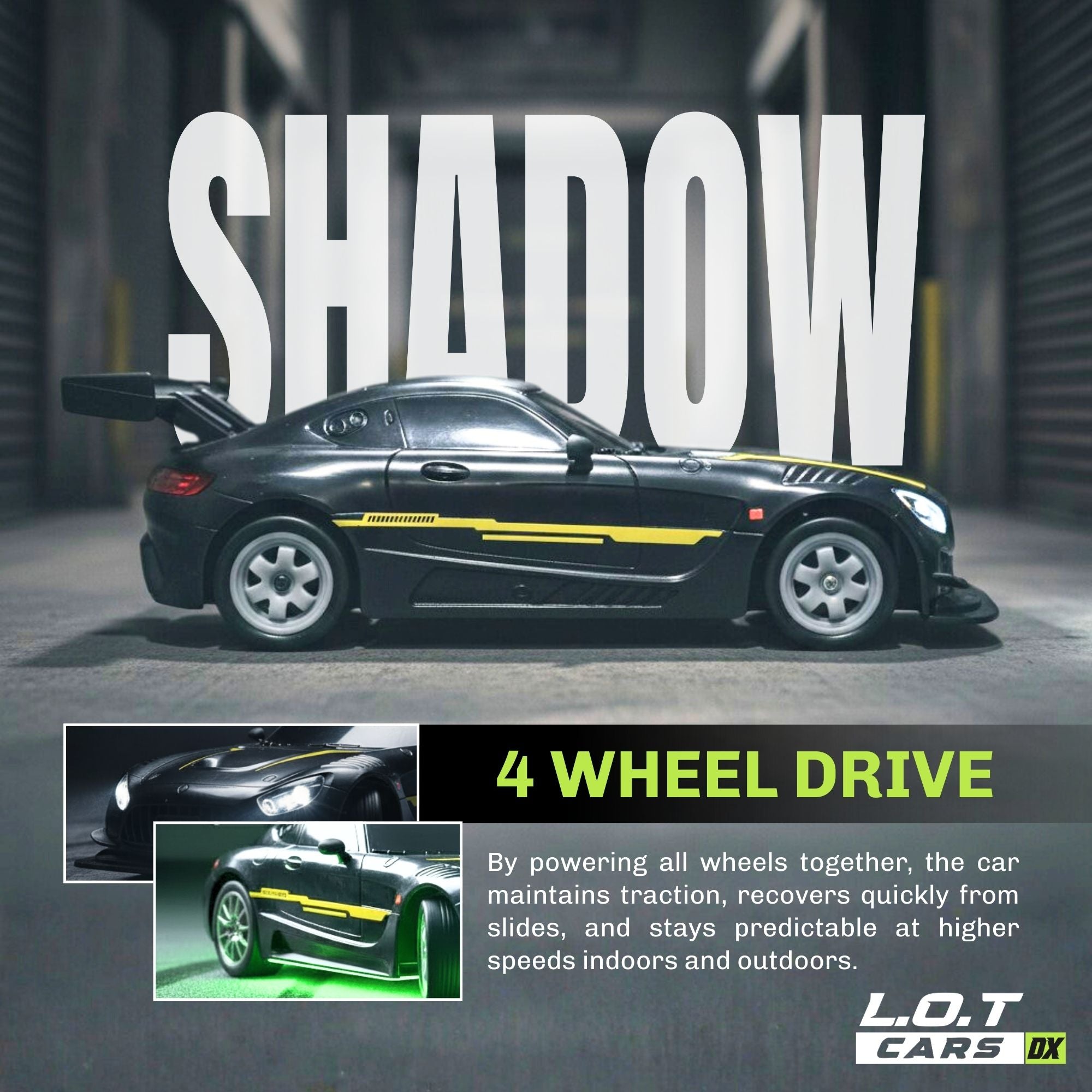 L.O.T Cars Shadow - Semi-Hobby Grade RC Drift Car