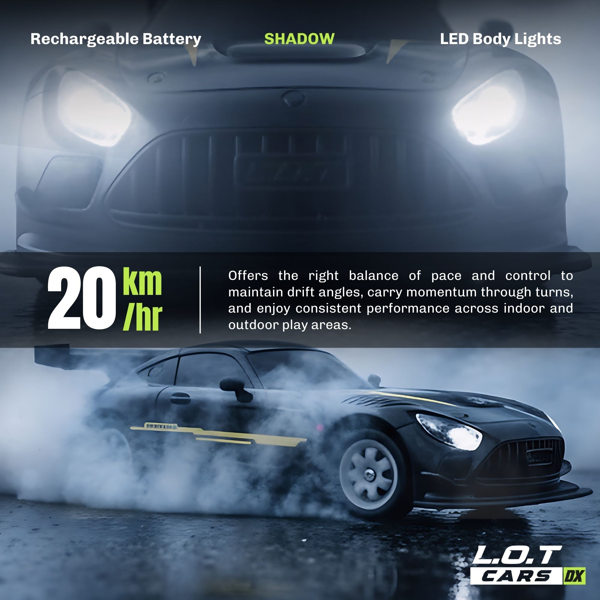 L.O.T Cars Shadow - Semi-Hobby Grade RC Drift Car