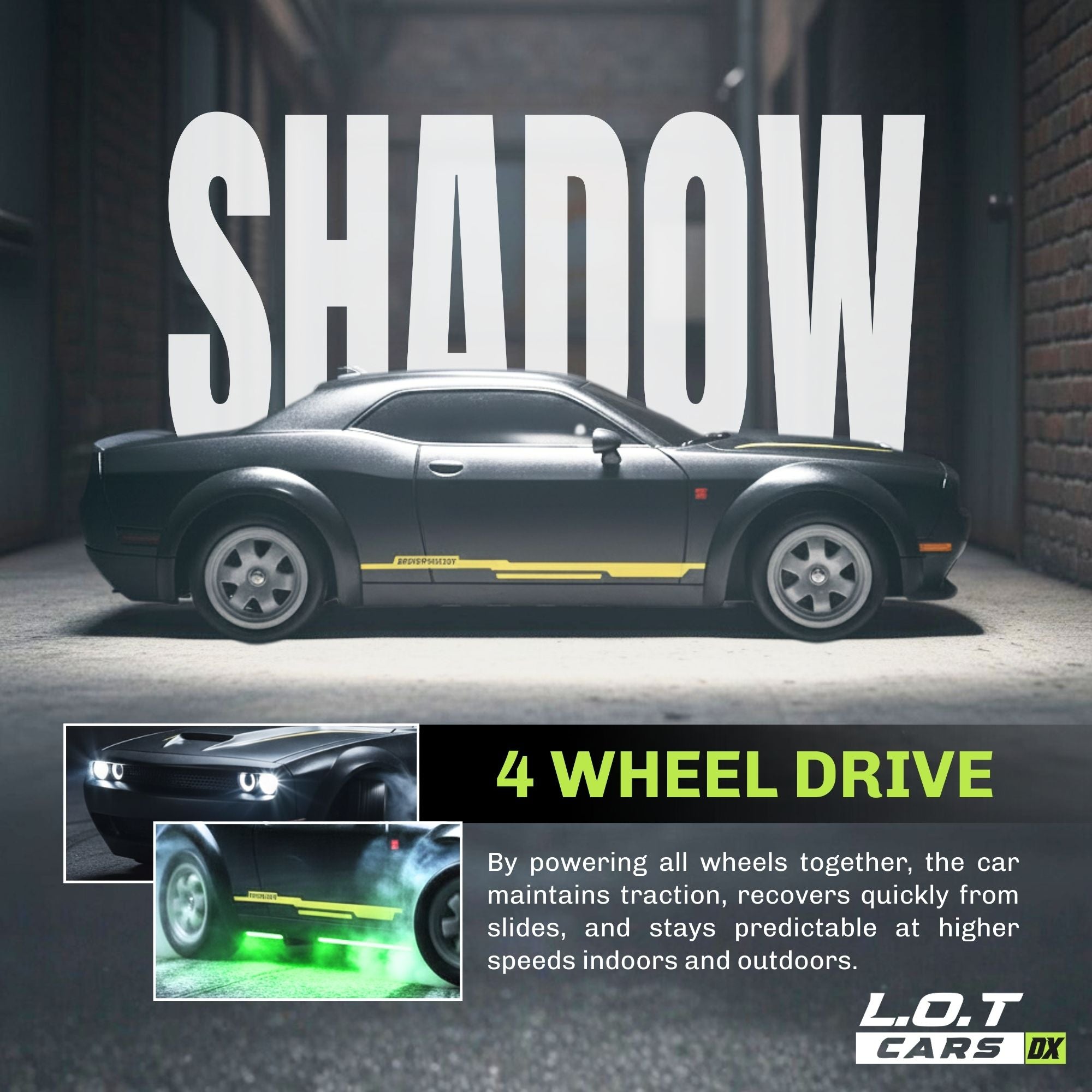 L.O.T Cars Shadow - Semi-Hobby Grade RC Drift Car