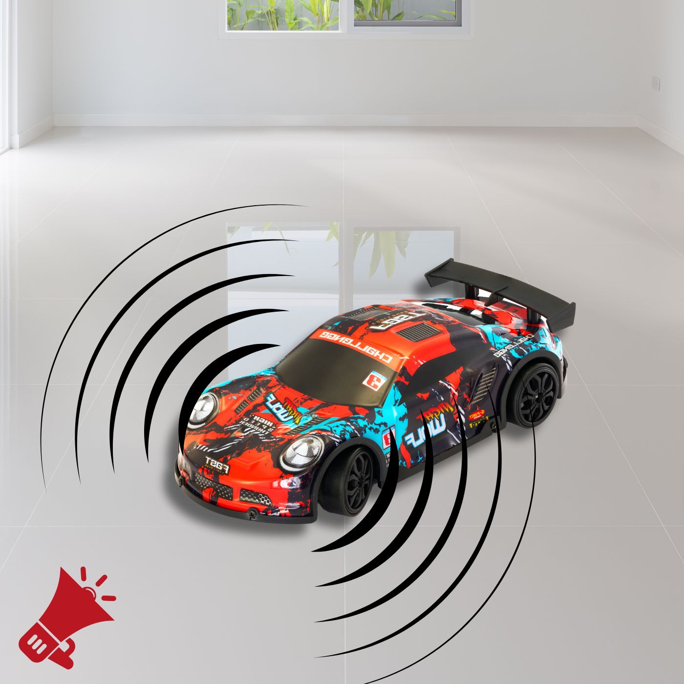 L.O.T Cars Night Wolf RC Drift Car making sounds