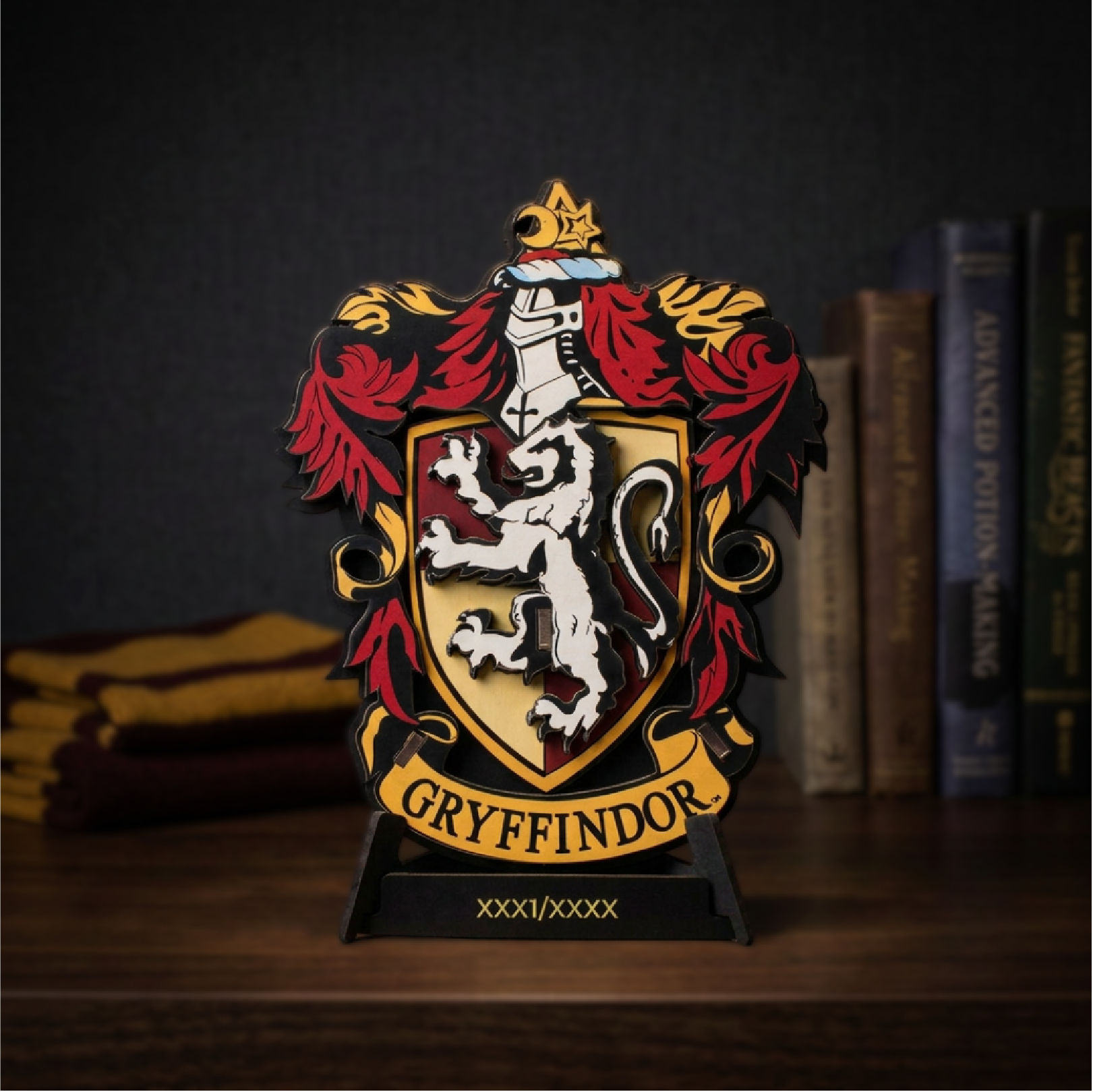 Hogwarts House Crest 3D Wooden Puzzle
