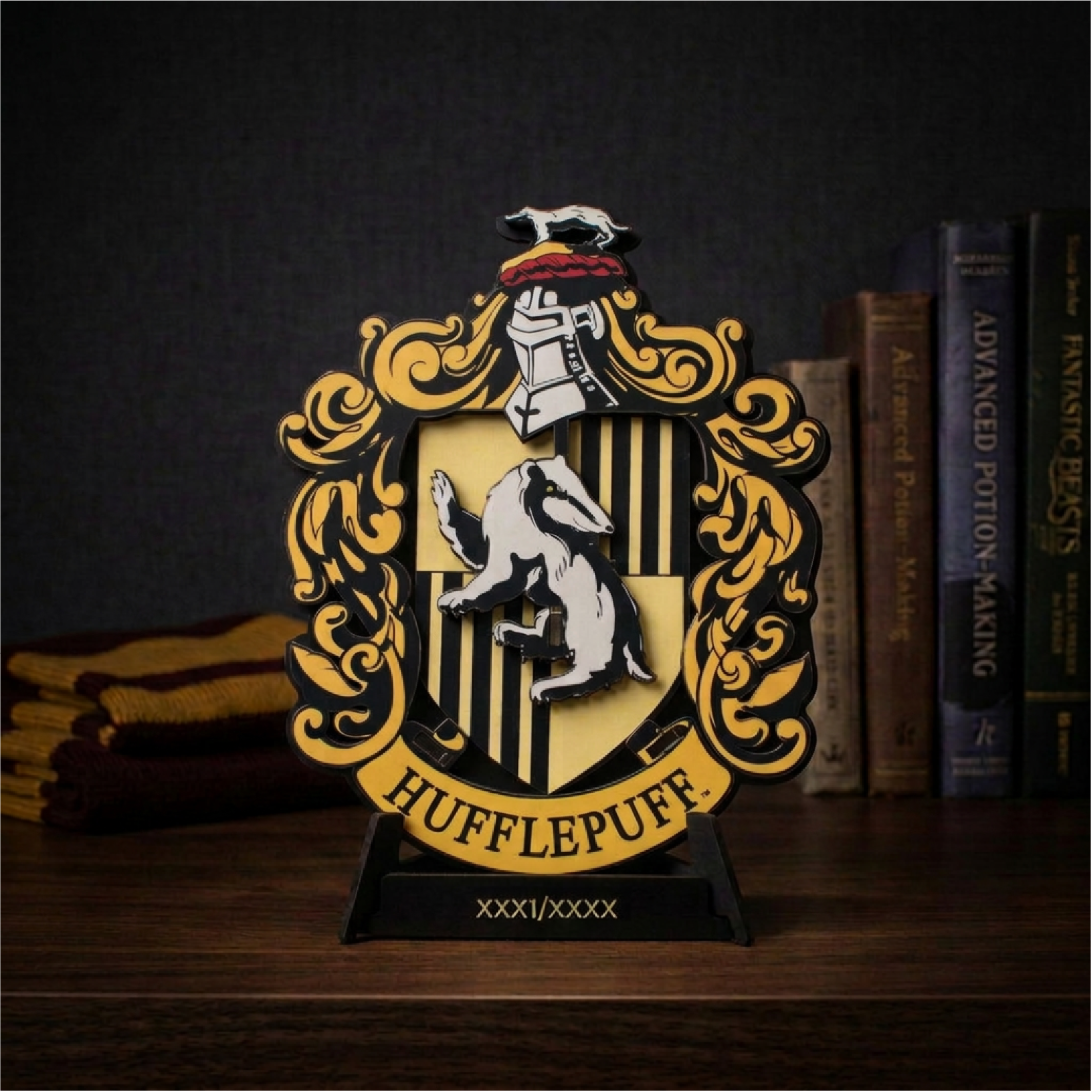 Hogwarts House Crest 3D Wooden Puzzle