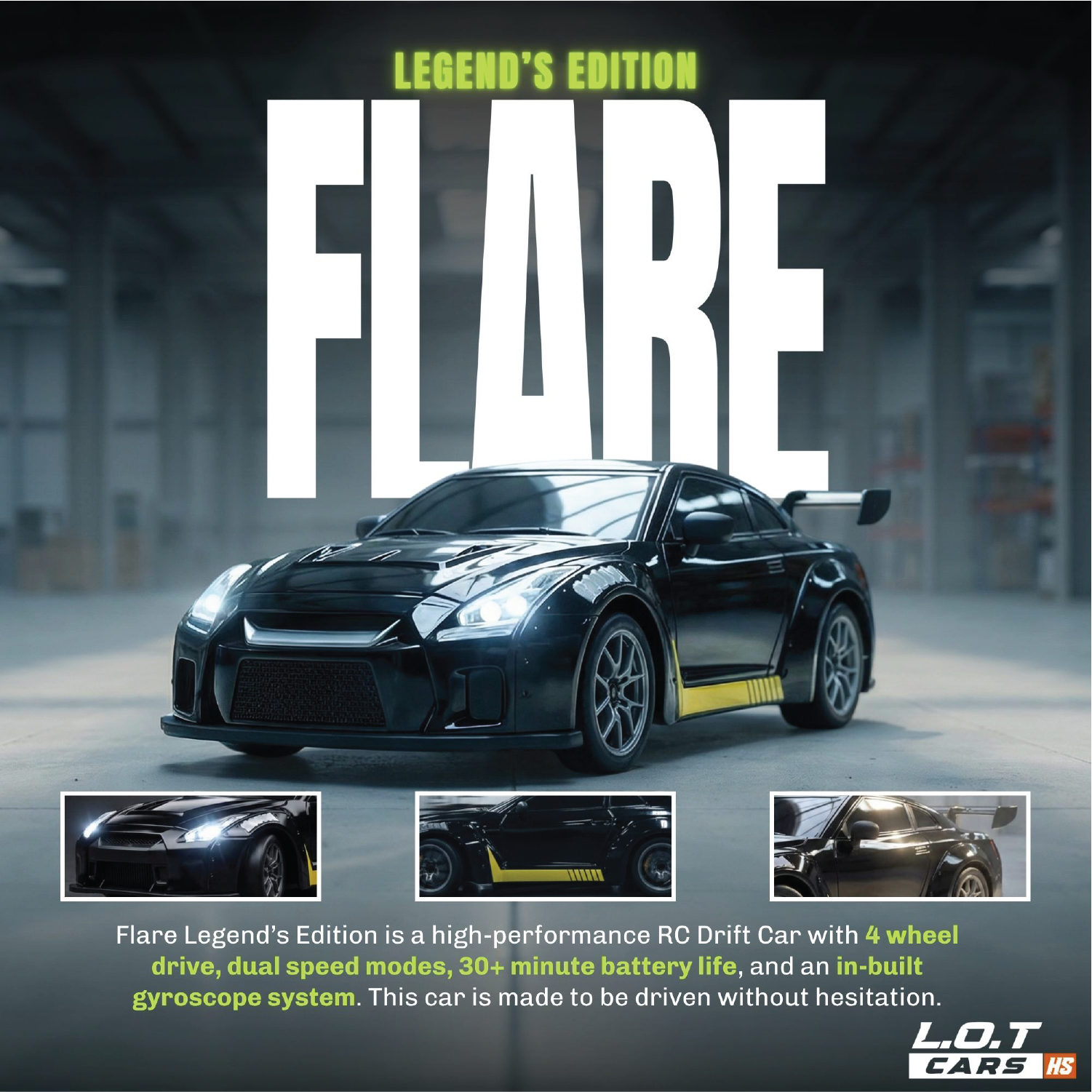 Flare - Legend's Edition - RC Drift Car with Gyroscope