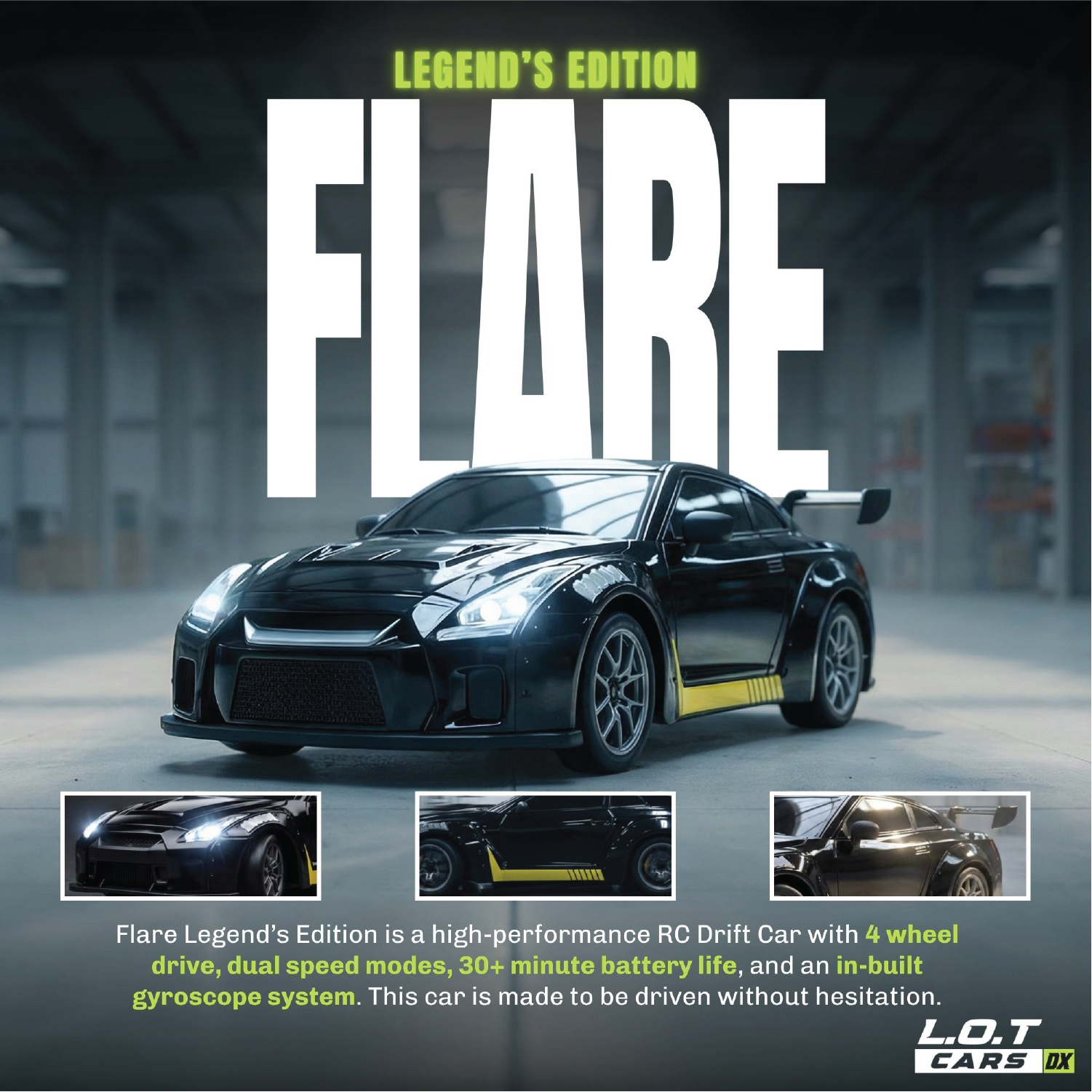 Flare - Legend's Edition - RC Drift Car with Gyroscope