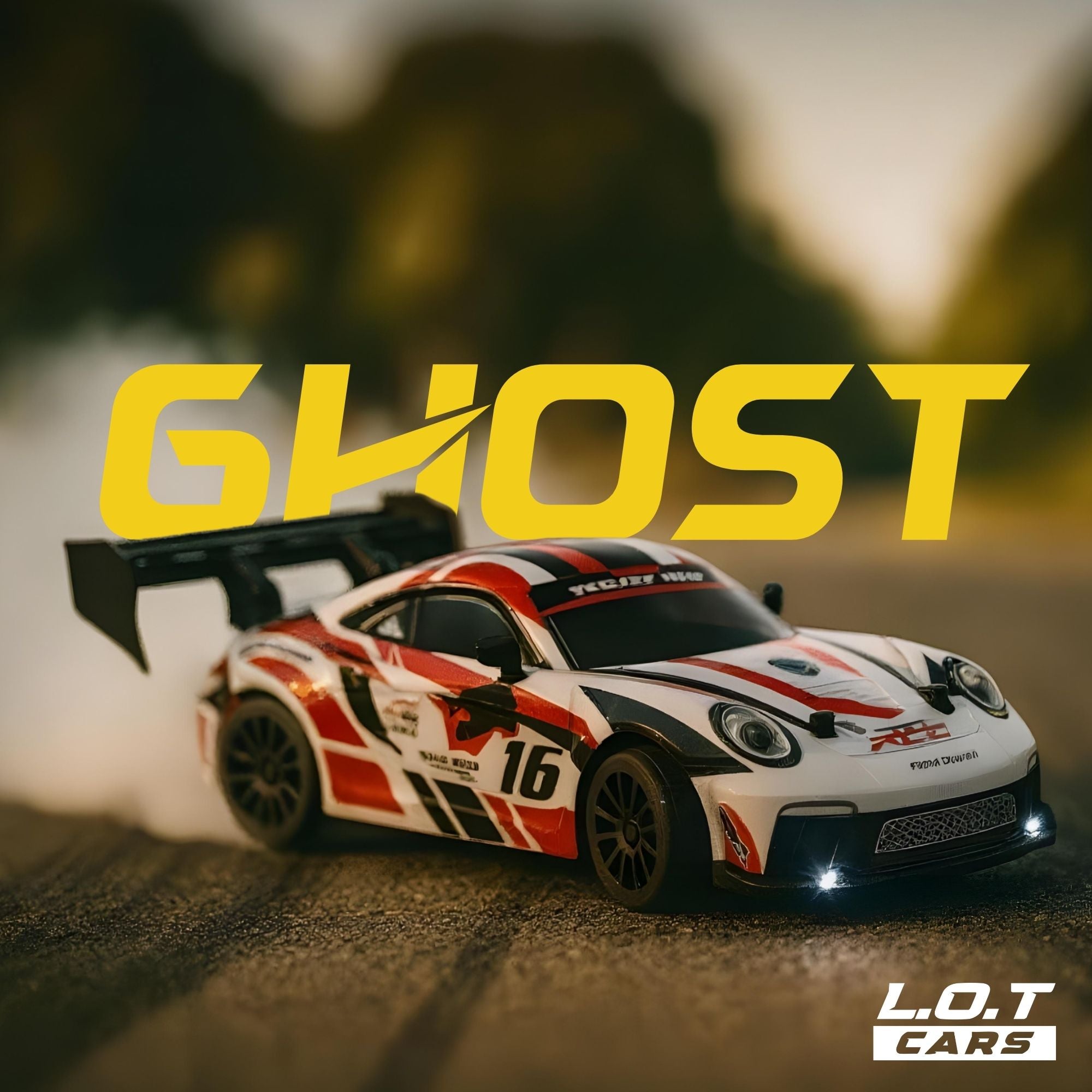 L.O.T Cars “Ghost” - RC Drift Car (Semi-Hobby Grade) - 4x4 Remote Control Drift Car with Lights