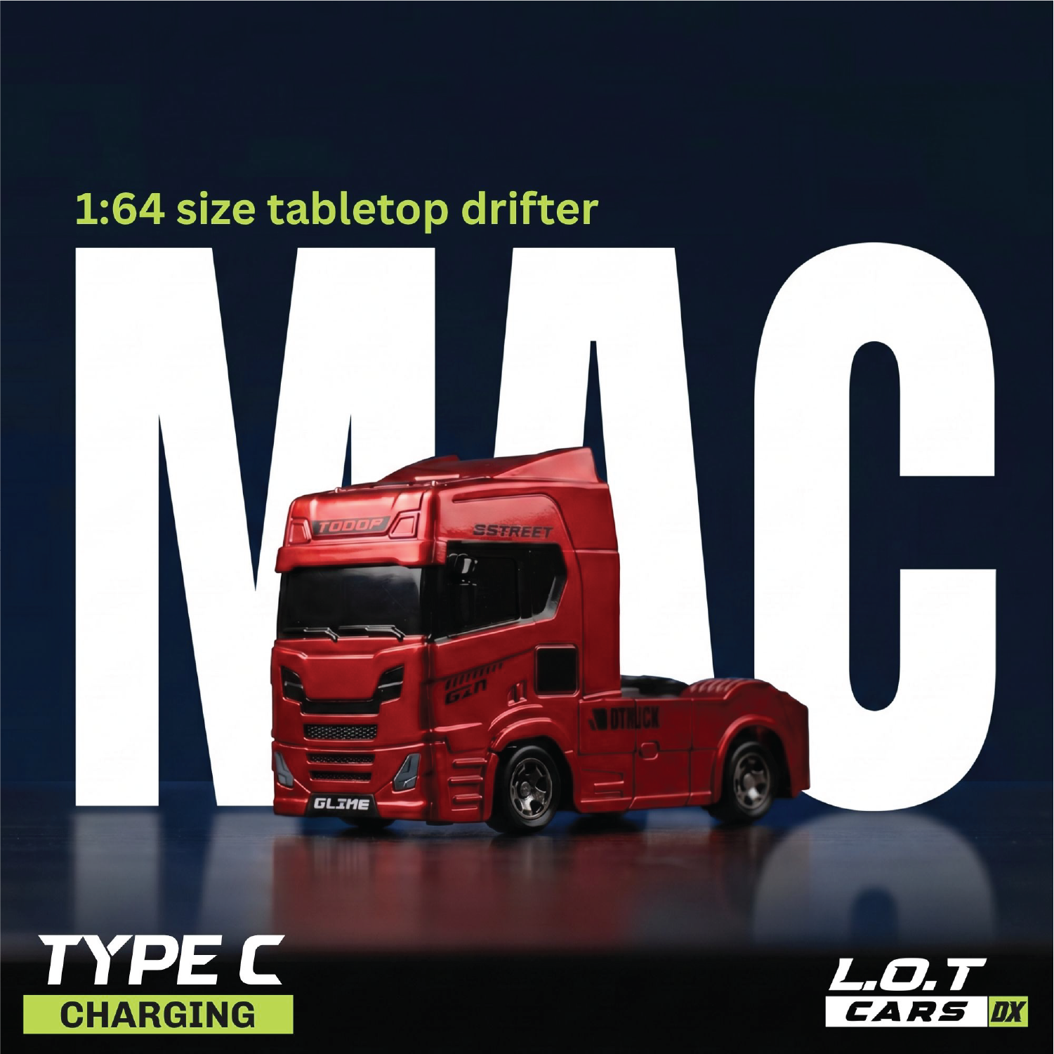 L.O.T Cars Mac - 1:64 Scale Mini RC Car