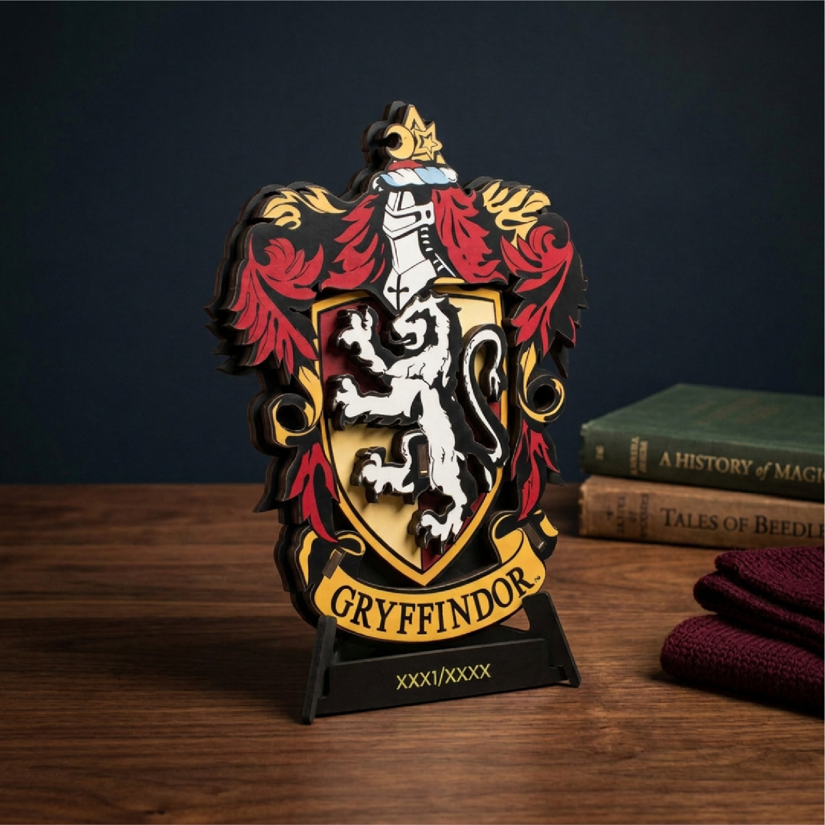 Hogwarts House Crest 3D Wooden Puzzle