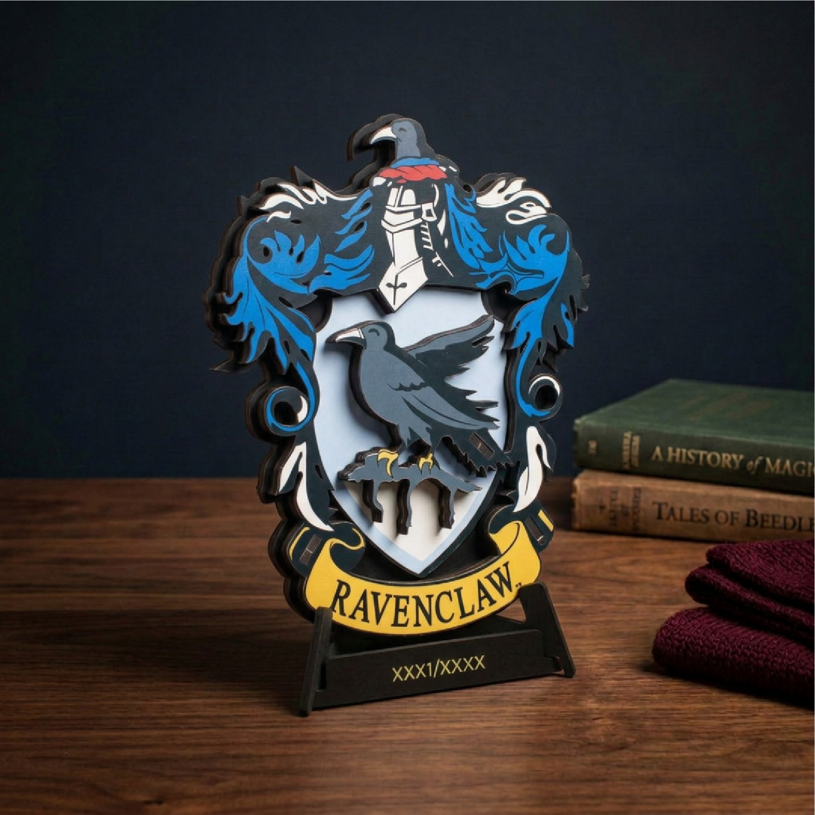 Hogwarts House Crest 3D Wooden Puzzle