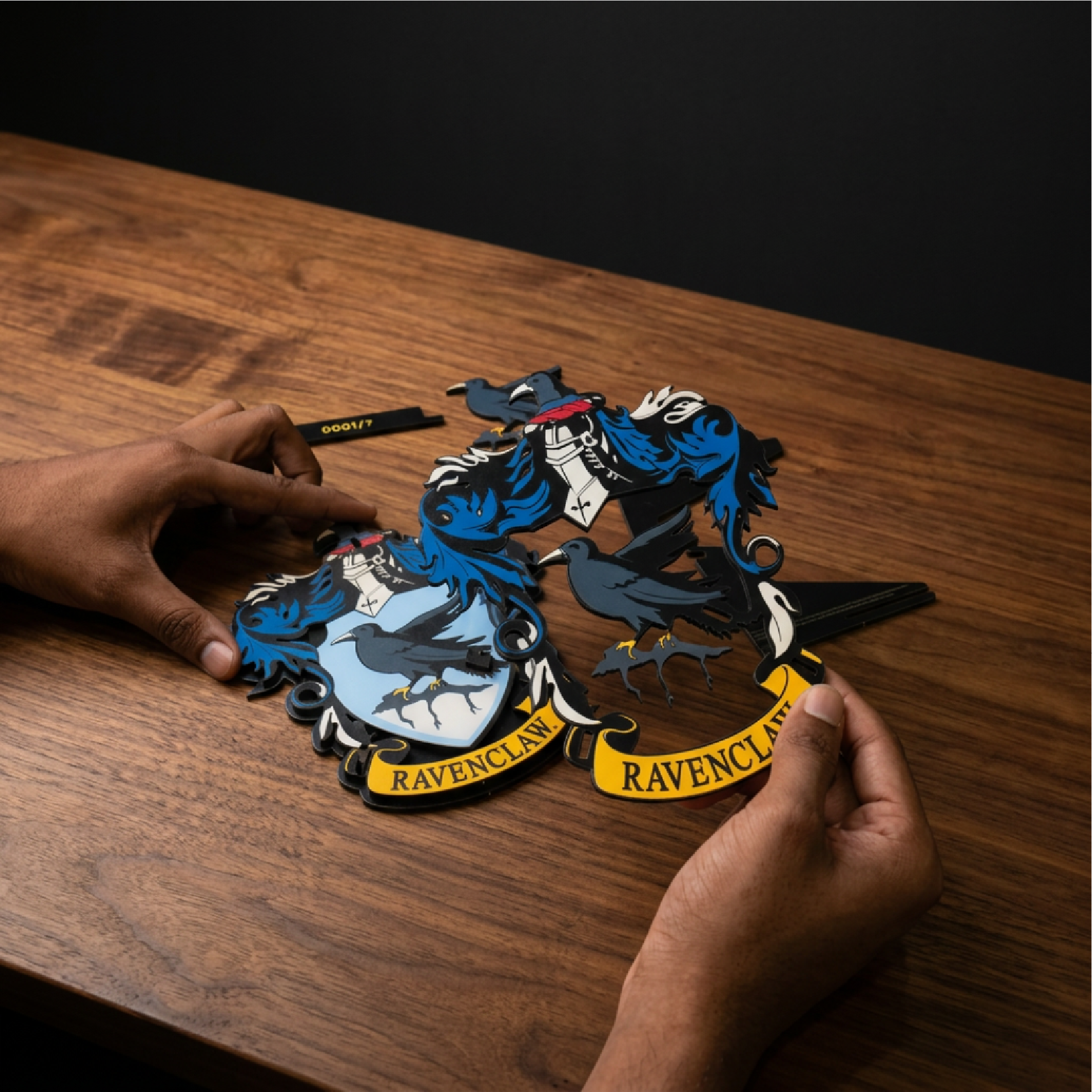 Hogwarts House Crest 3D Wooden Puzzle