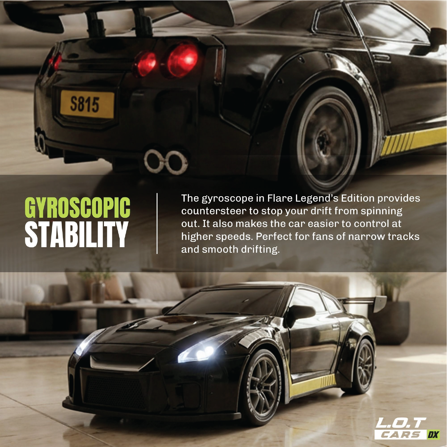 Flare - Legend's Edition - RC Drift Car with Gyroscope