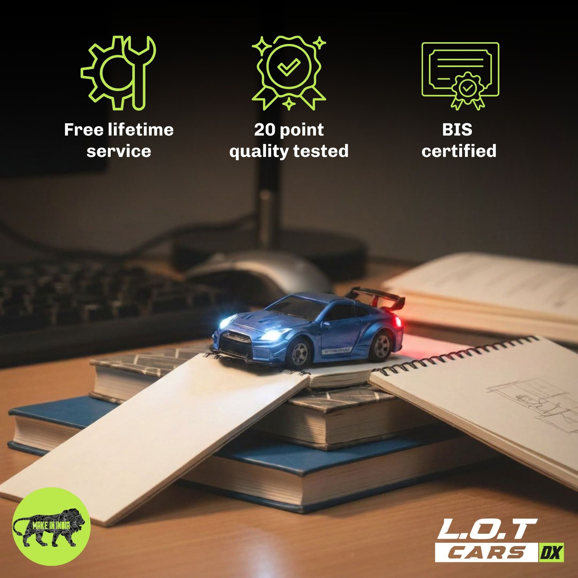 L.O.T Cars Nitro - 1:64 Scale Mini RC Car