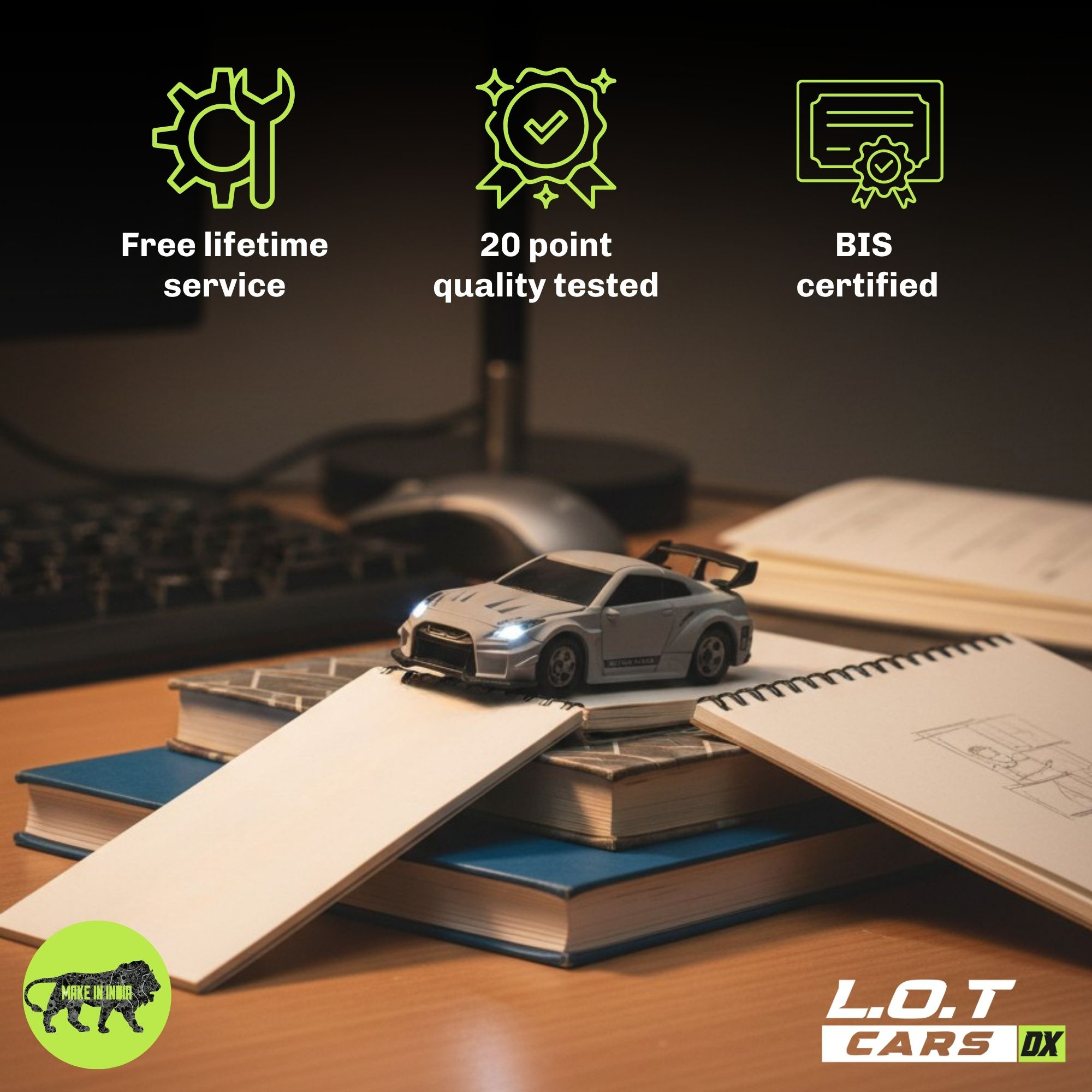 L.O.T Cars Nitro - 1:64 Scale Mini RC Car