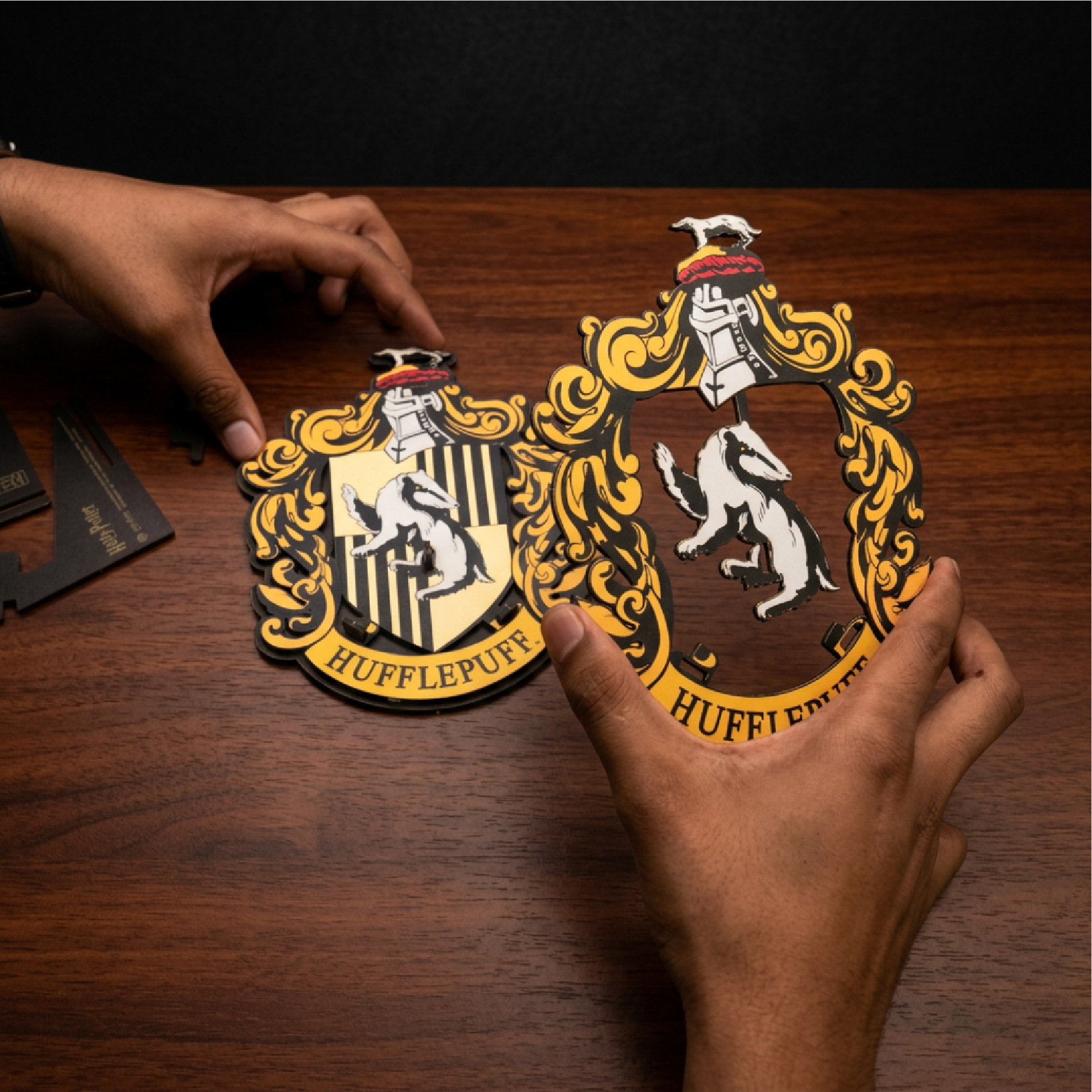 Hogwarts House Crest 3D Wooden Puzzle