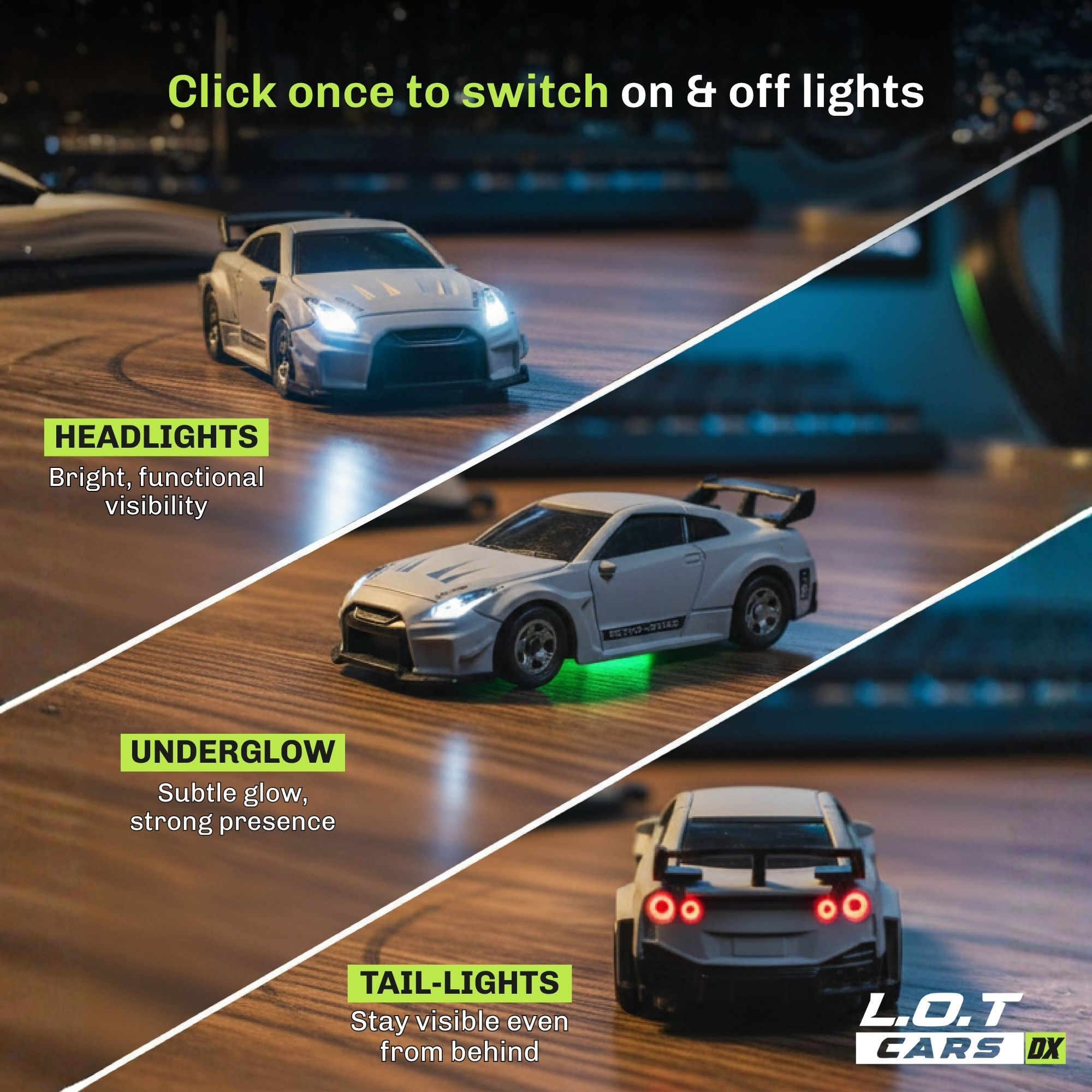 L.O.T Cars Nitro - 1:64 Scale Mini RC Car