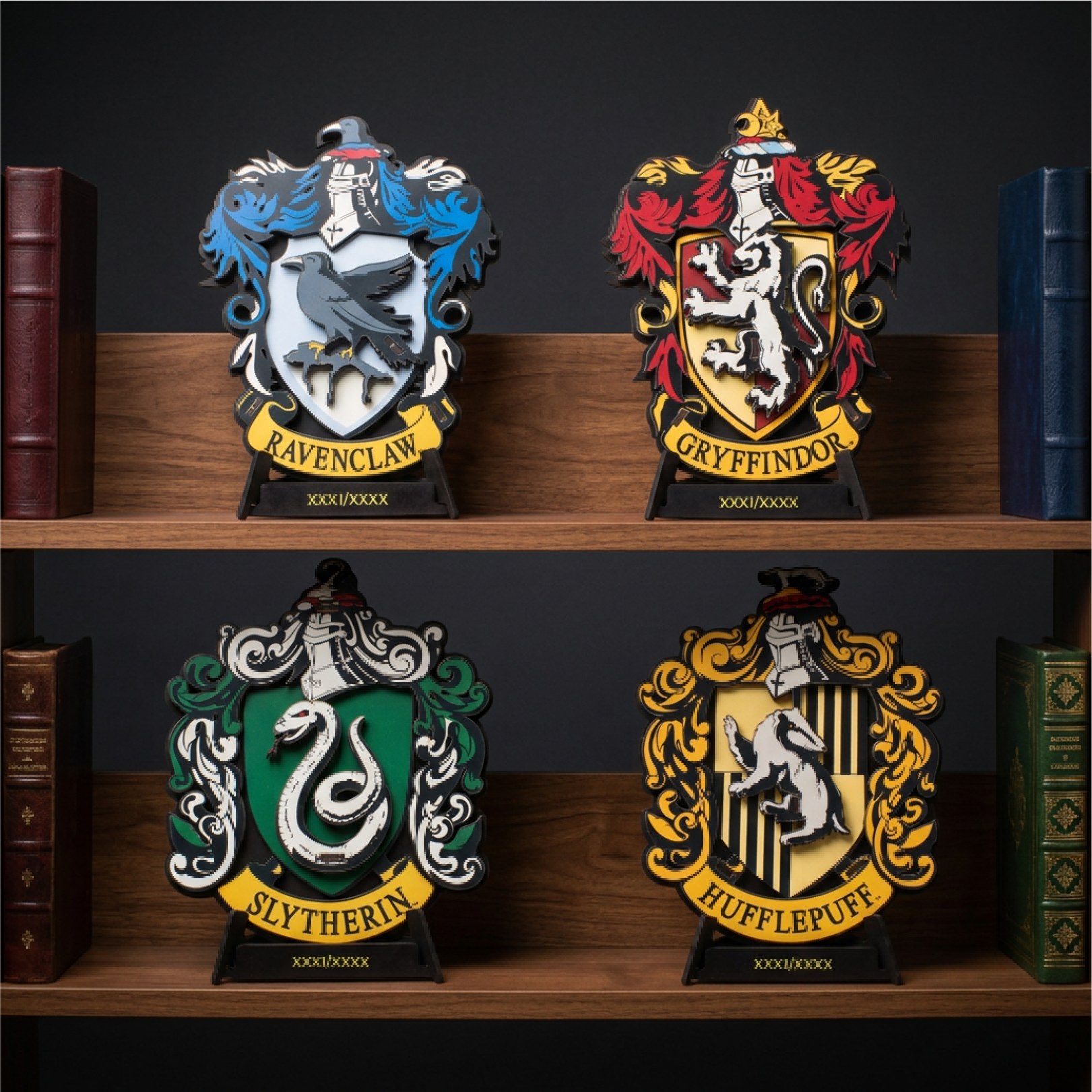 Hogwarts House Crest 3D Wooden Puzzle