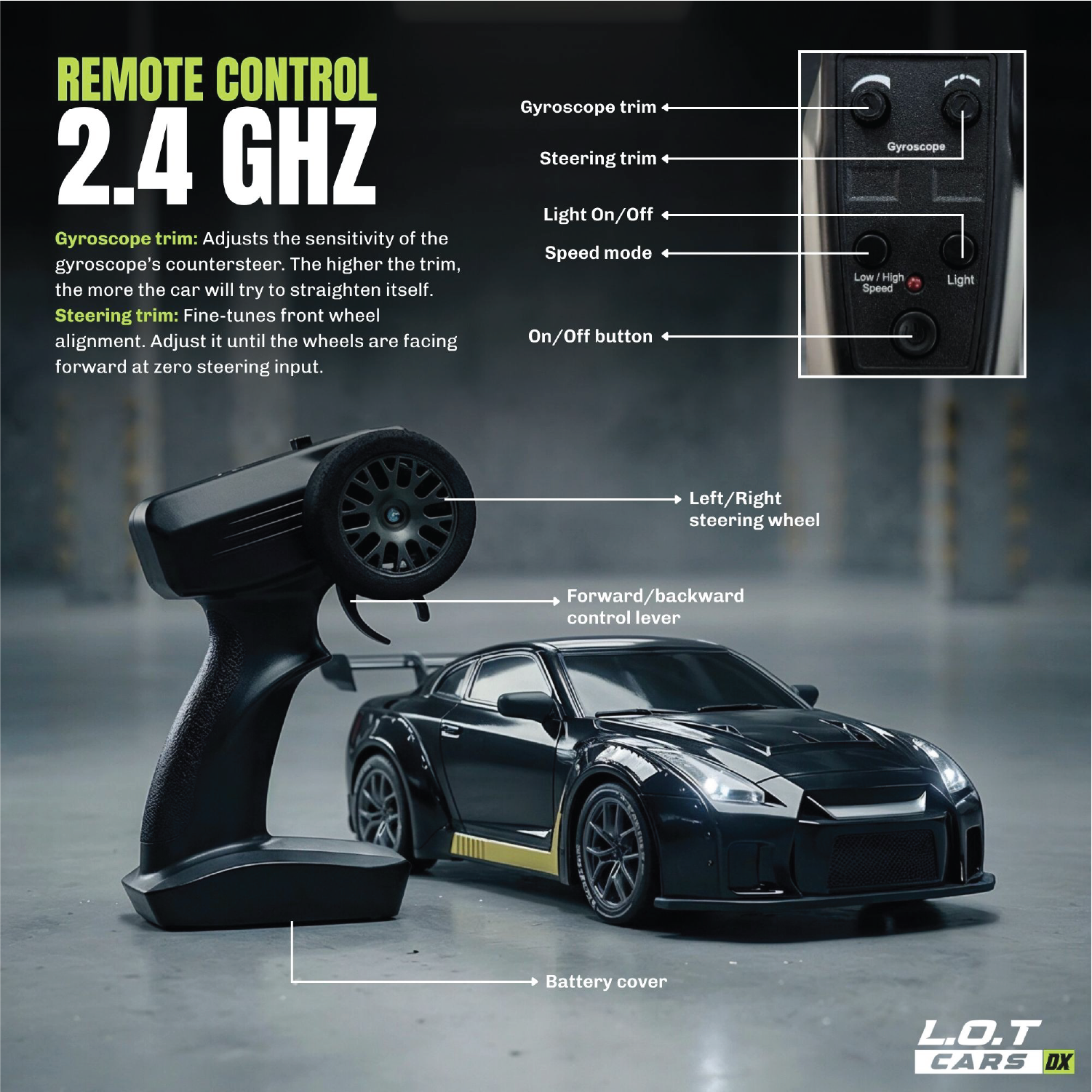 Flare - Legend's Edition - RC Drift Car with Gyroscope