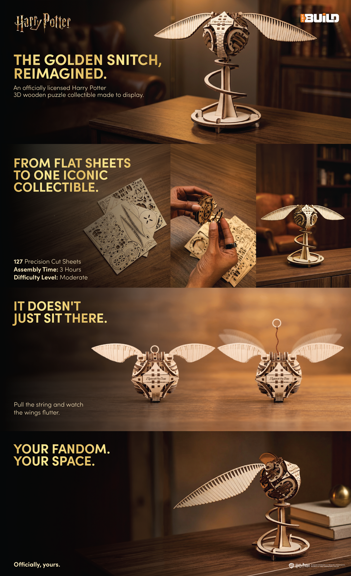L.O.T Build - Harry Potter Golden Snitch
