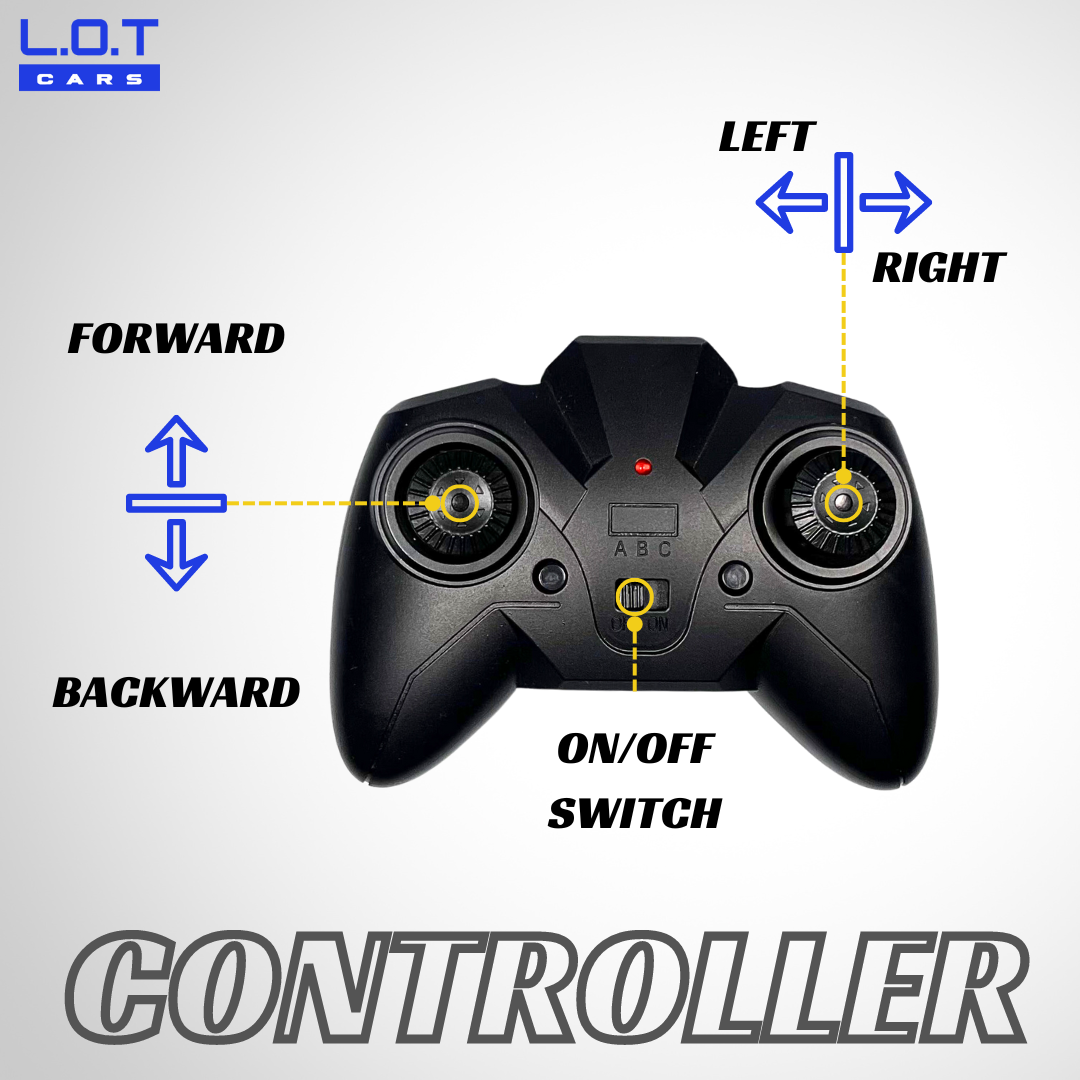 L.O.T Cars “Alex” - Off Road RC Car - 4x4 Off Road Remote Control Car with Lights