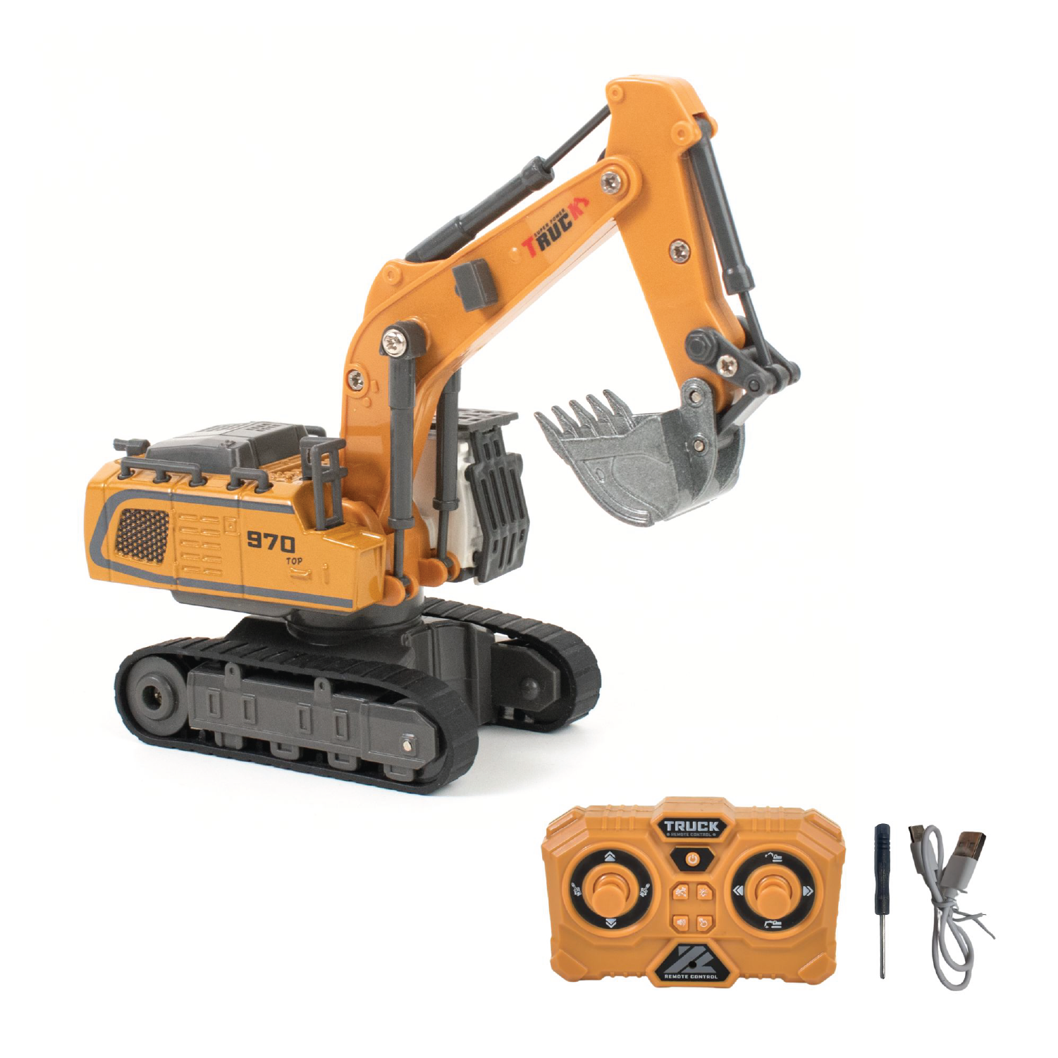 L.O.T Cars Rift - 1:64 Scale Tabletop RC Excavator