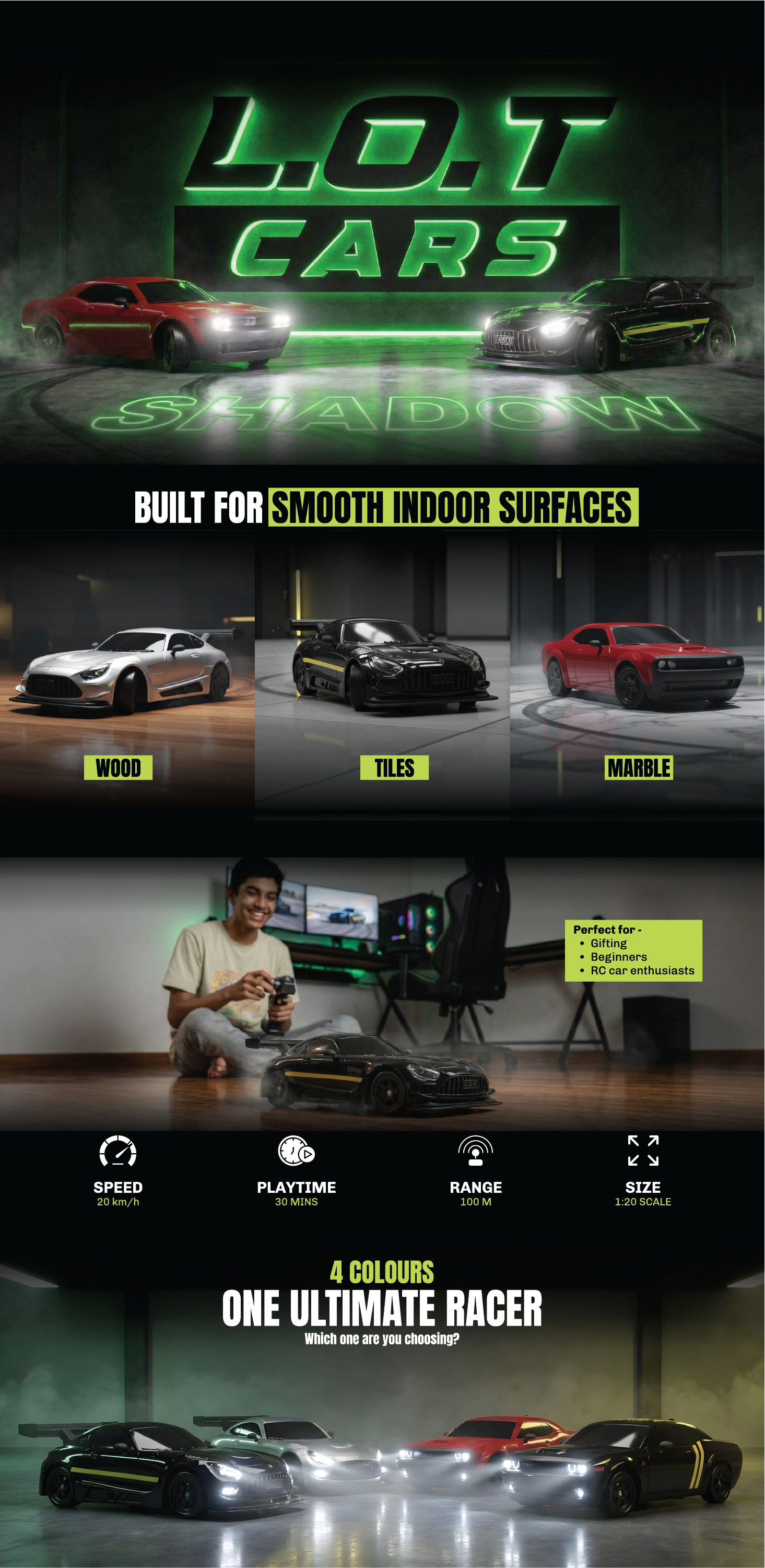 L.O.T Cars Shadow - RC Drift Car